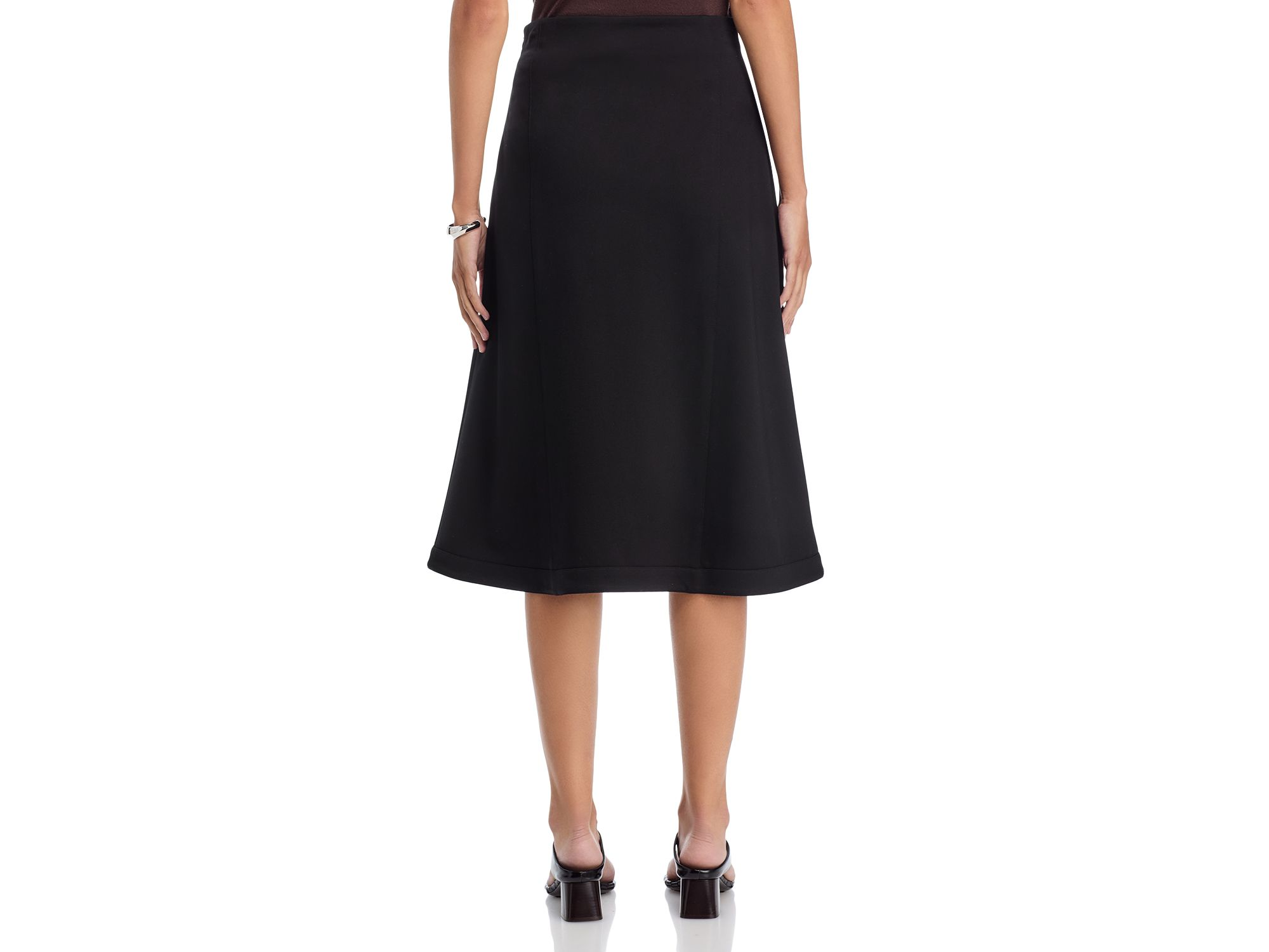 Slit Front A Line Skirt — Image 5