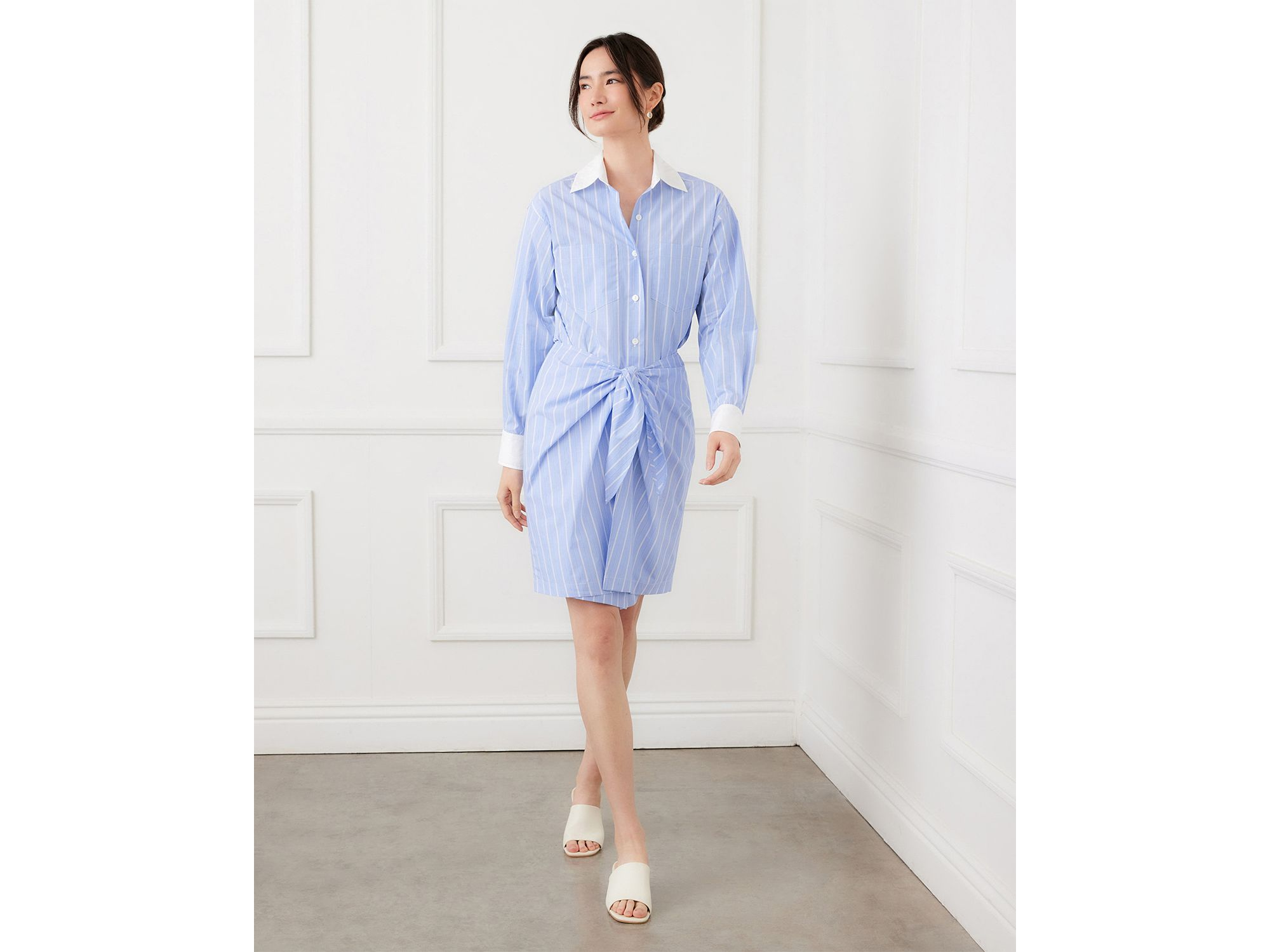 Faux Wrap Dress — Image 3