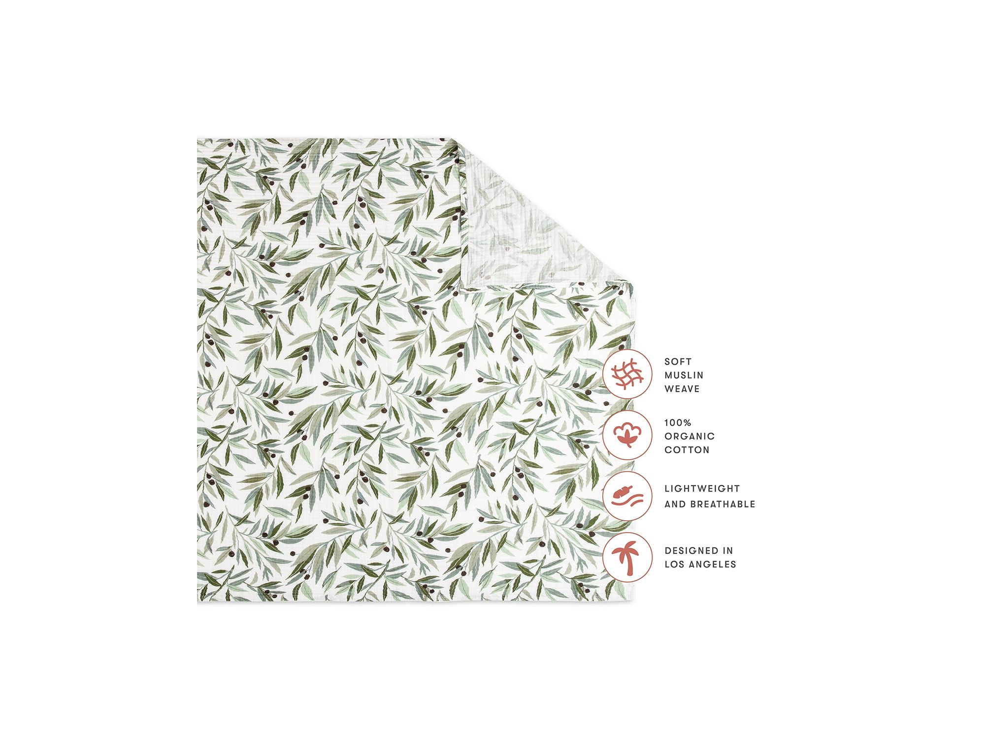 Swaddle in GOTS Certified Organic Muslin Cotton — Image 10