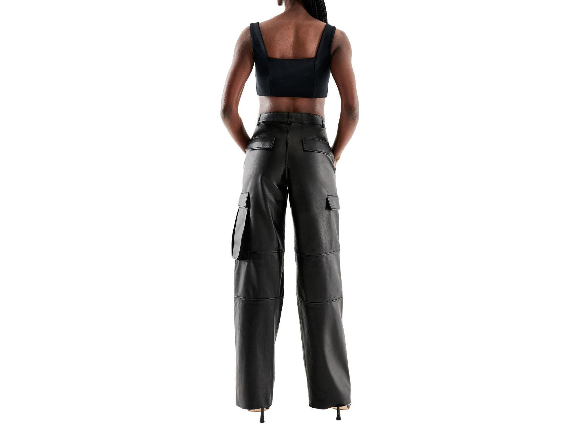 Hailey Recycled Leather Bralette — Image 3