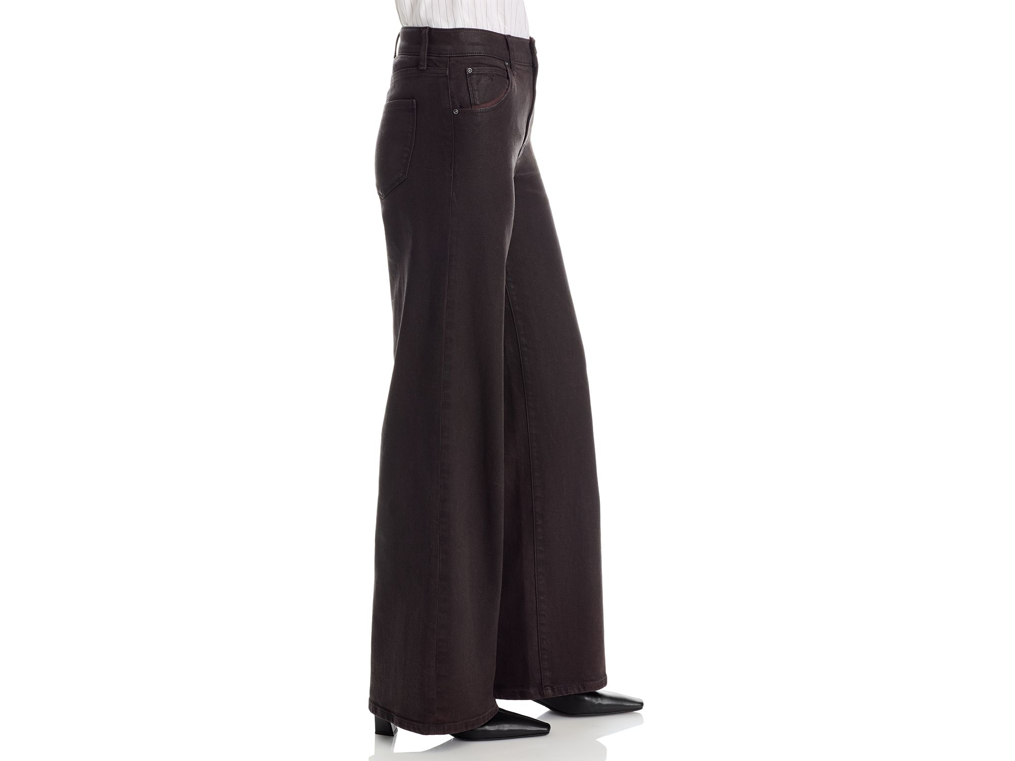 Sagit High Rise Jeans in Carob — Image 5