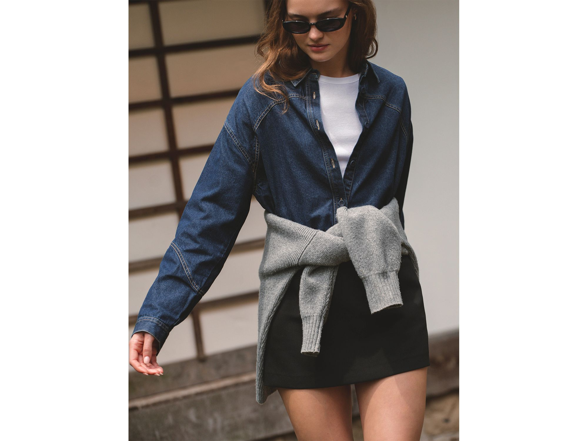 Azra Twill Mini Skirt — Image 6