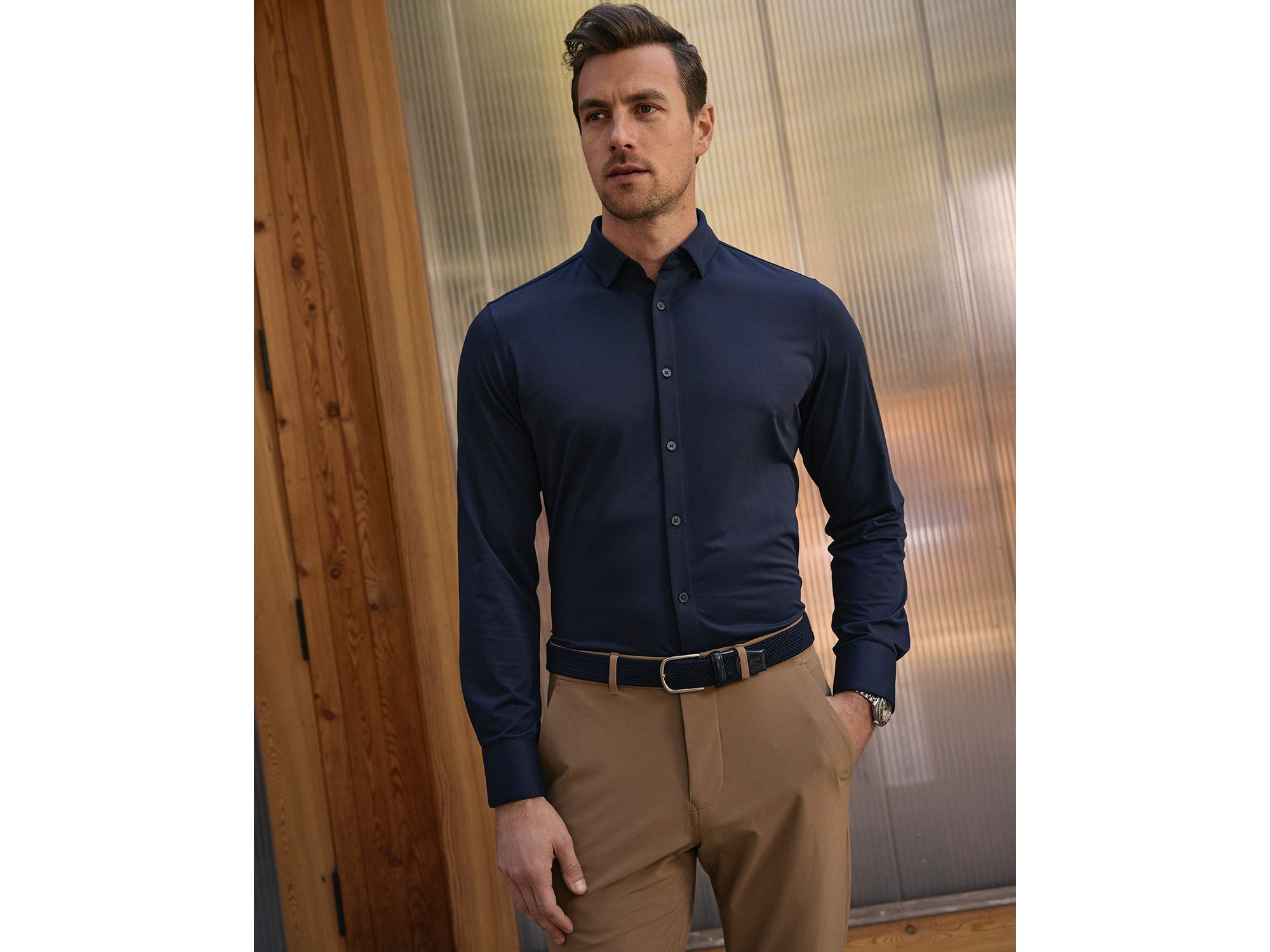 Halyard Long Sleeve Dress Shirt — Image 3