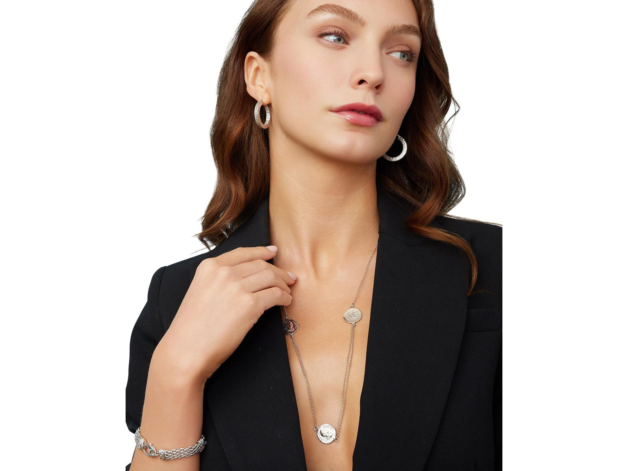 Sterling Olympia Hoops — Image 4