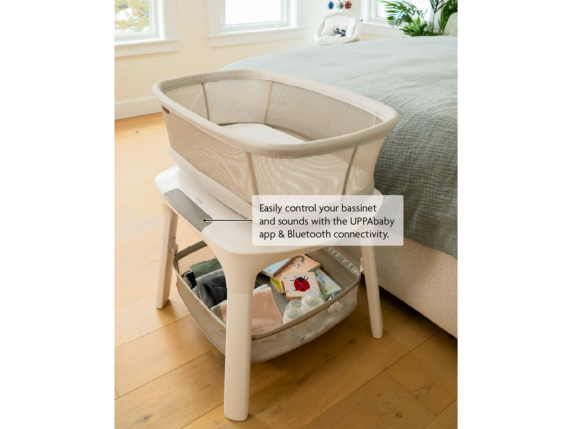 Soma Smart Bassinet - Charlie - Sand Mélange — Image 3