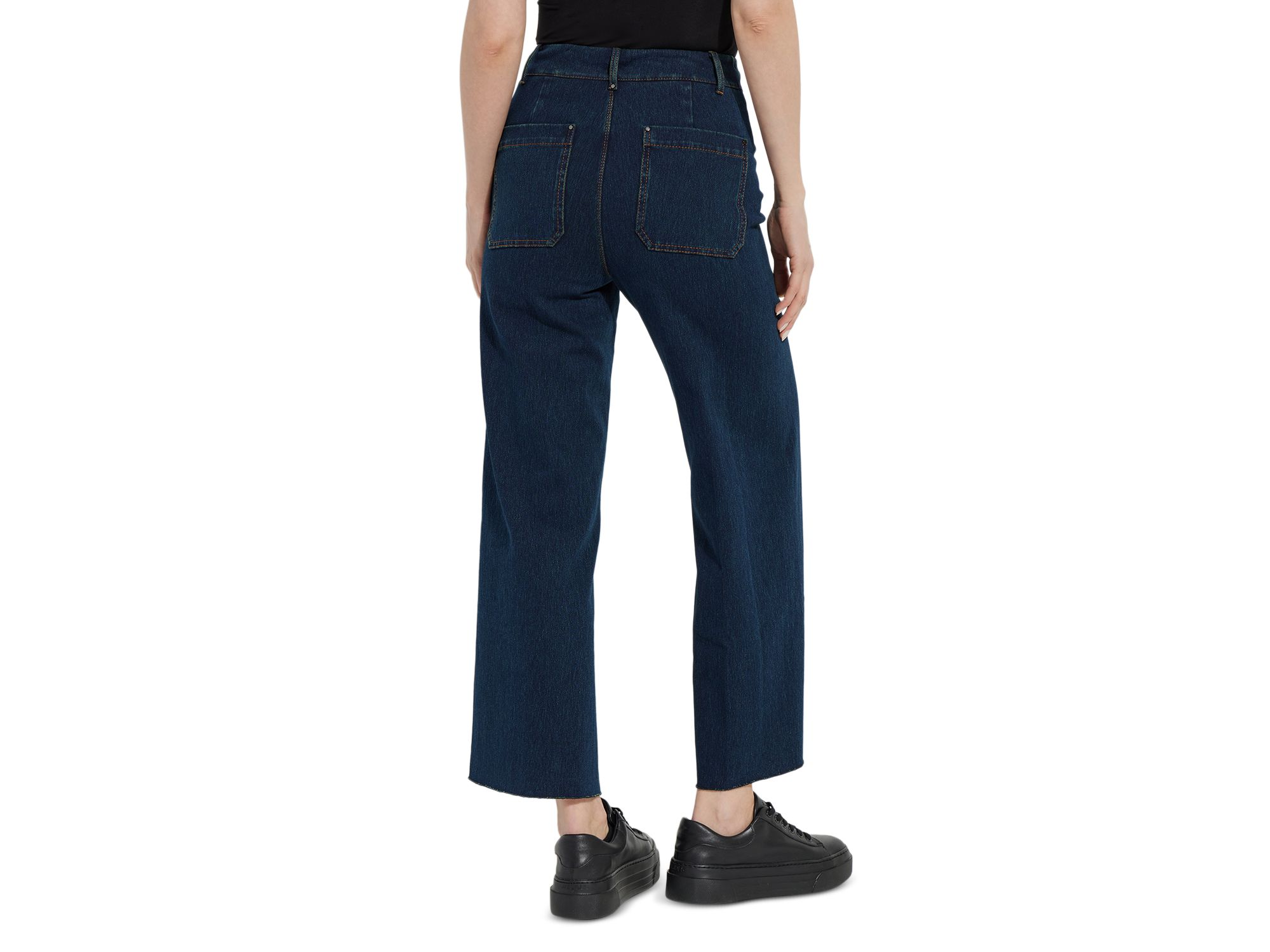 Erin Wide Leg Jeans in Indigo — Image 4