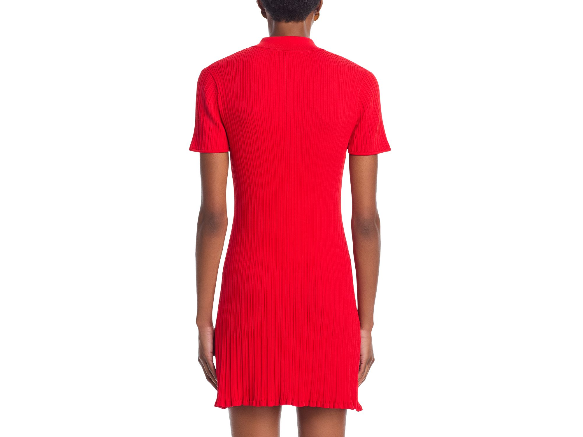 Collared Henley Mini Dress — Image 3