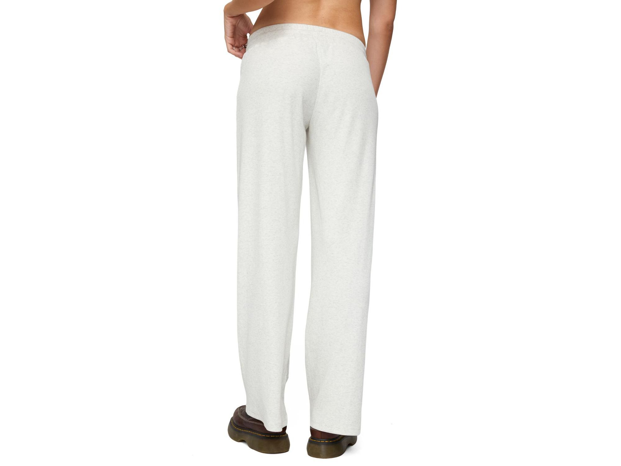 Cicilia Straight Leg Ribbed Pants — Image 3