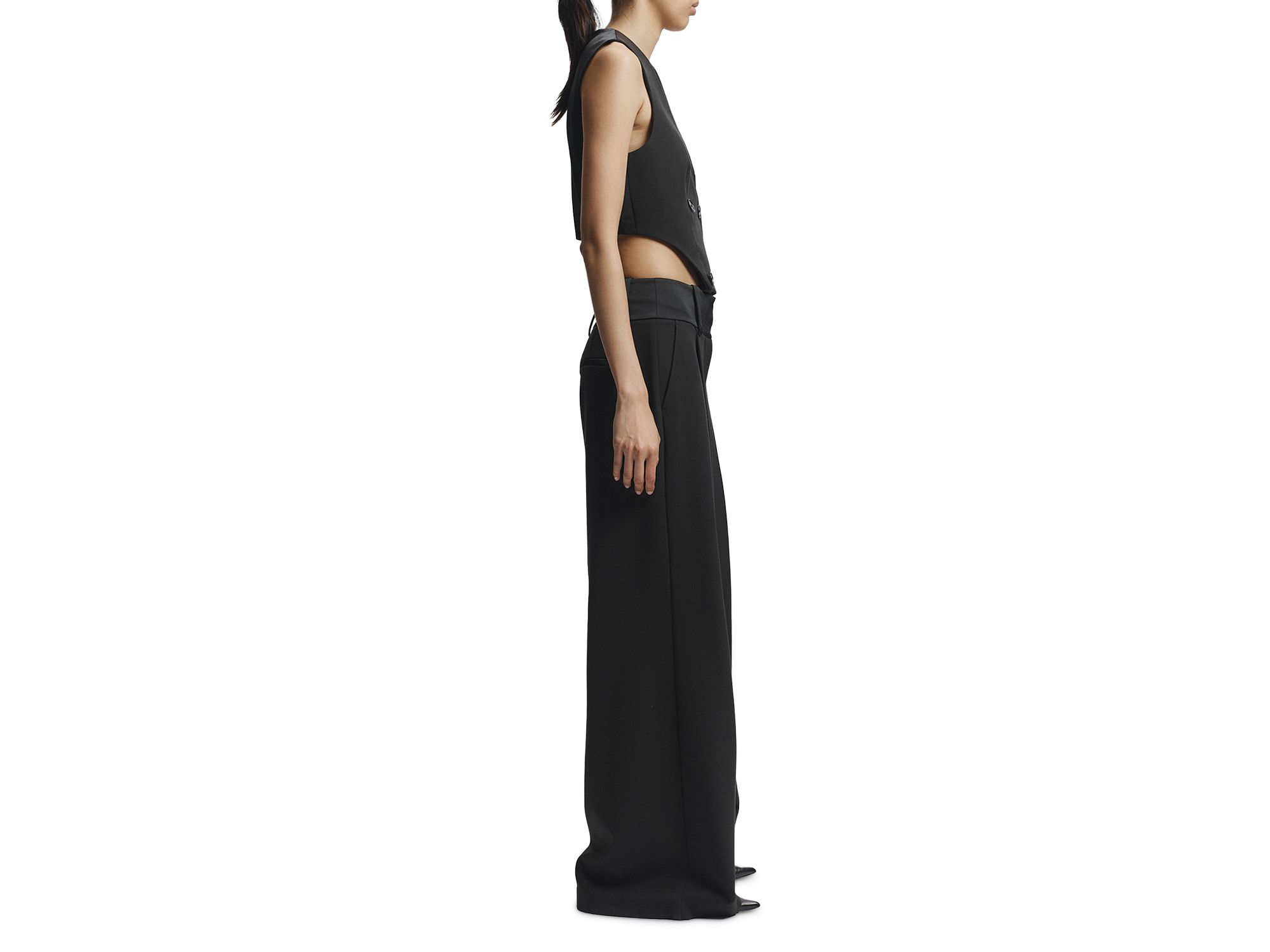 Stone Pleated Suiting Pants — Image 4