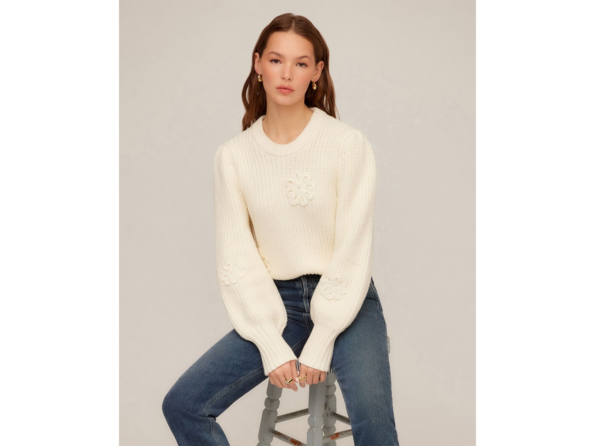 Brylee Floral Sweater — Image 6