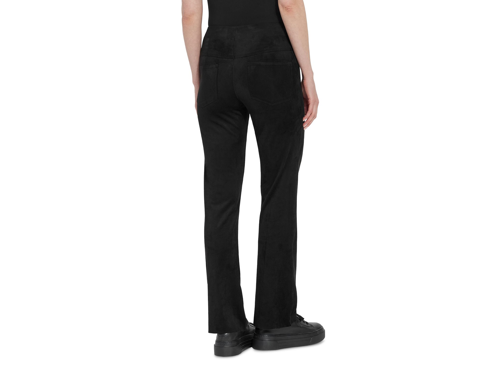 Jesse Faux Suede Baby Bootcut Pants — Image 4