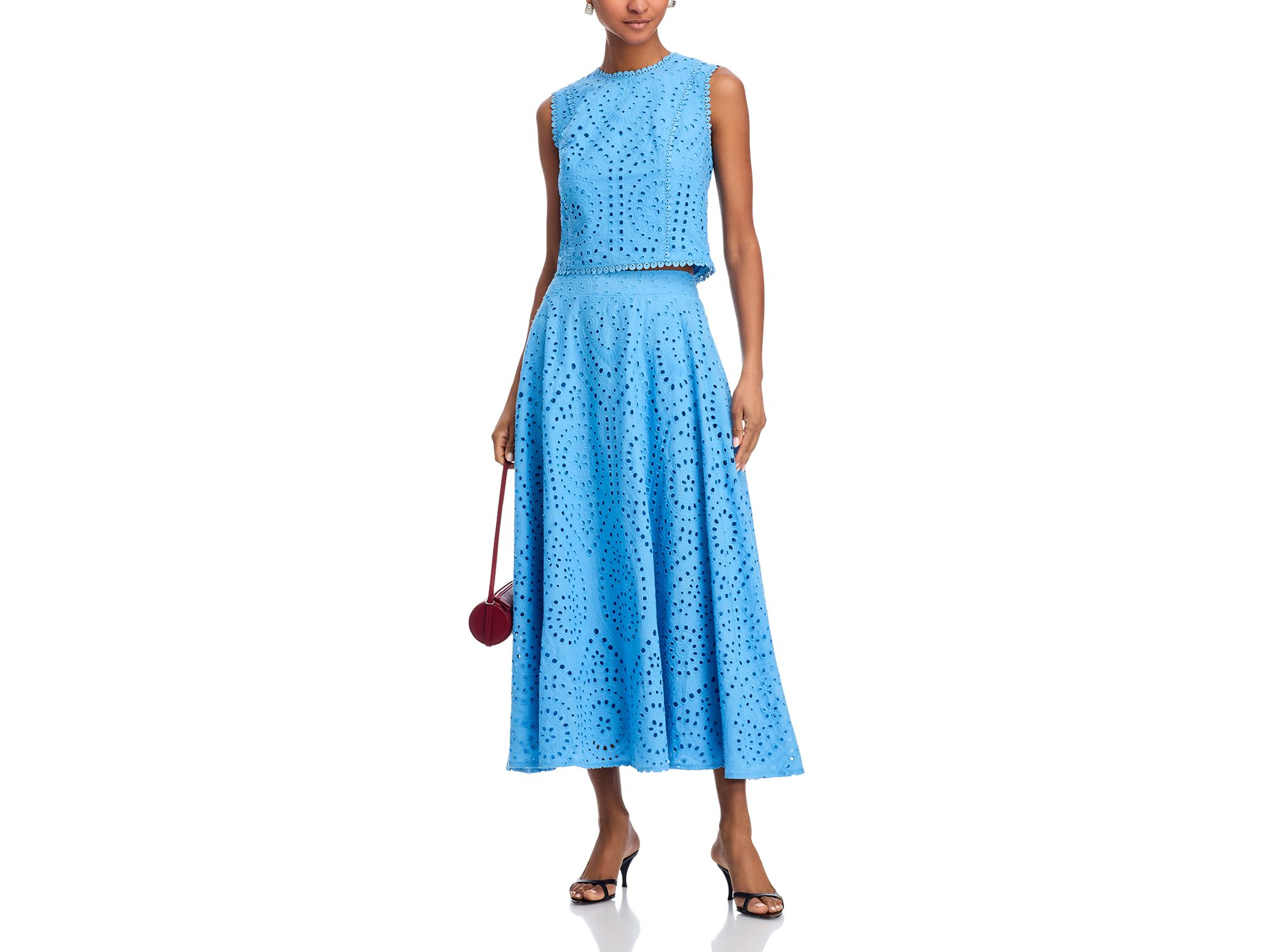 Eyelet Skirt - Exclusive — Image 5