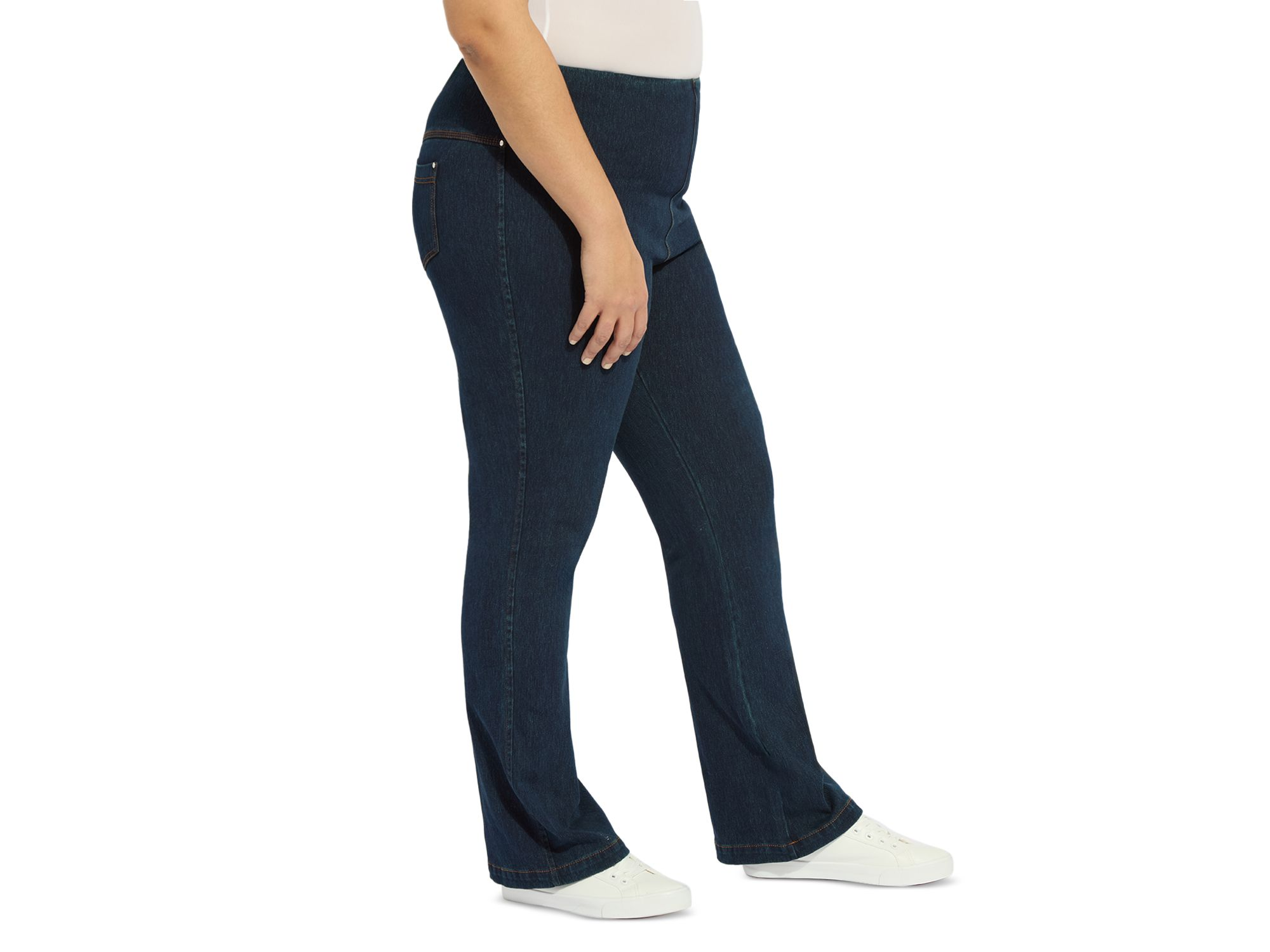 Baby Bootcut Jeans in Black — Image 6