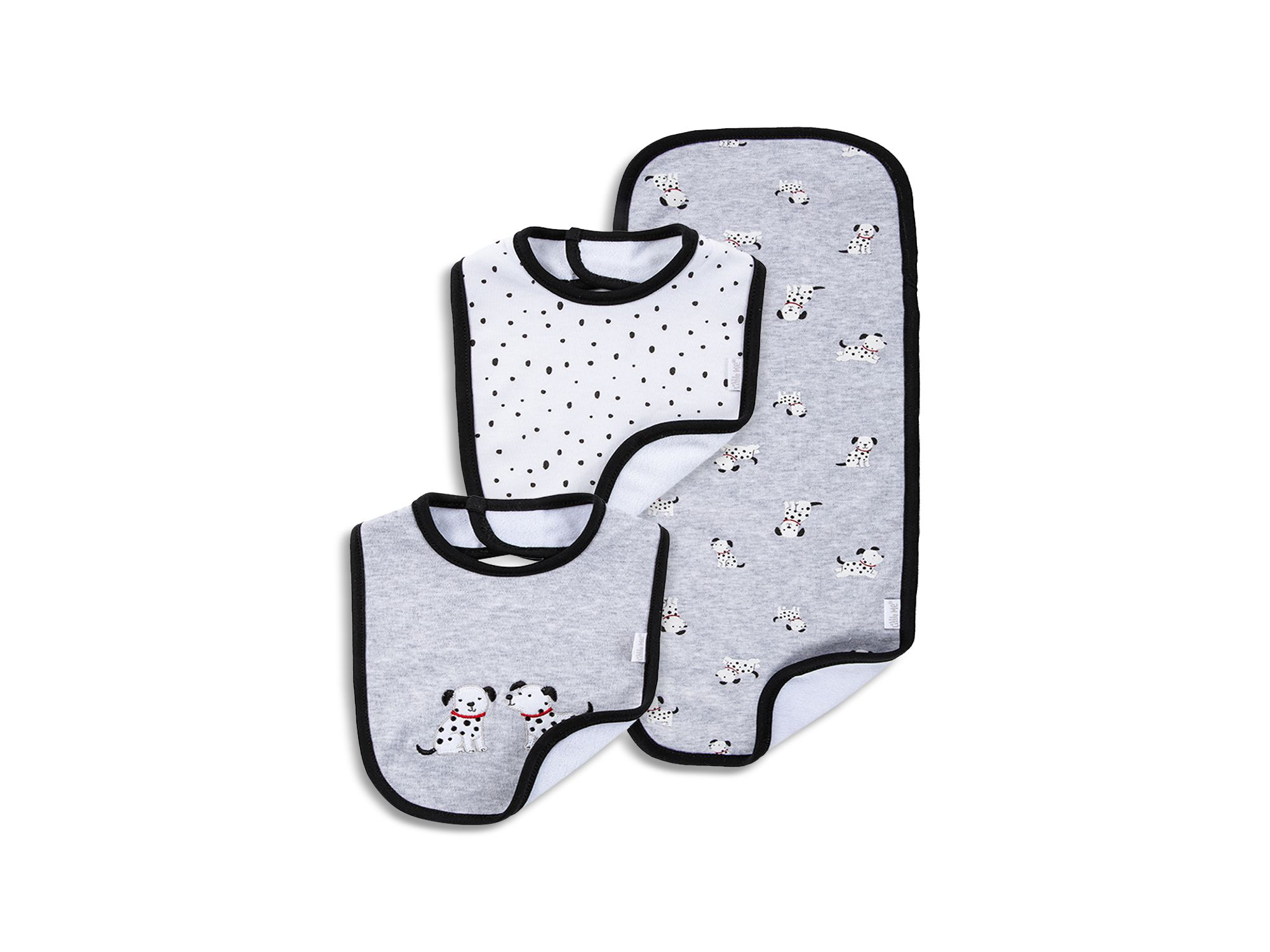 Boys' Dalmatian Bib & Burp Cloth Set - Baby — Image 5