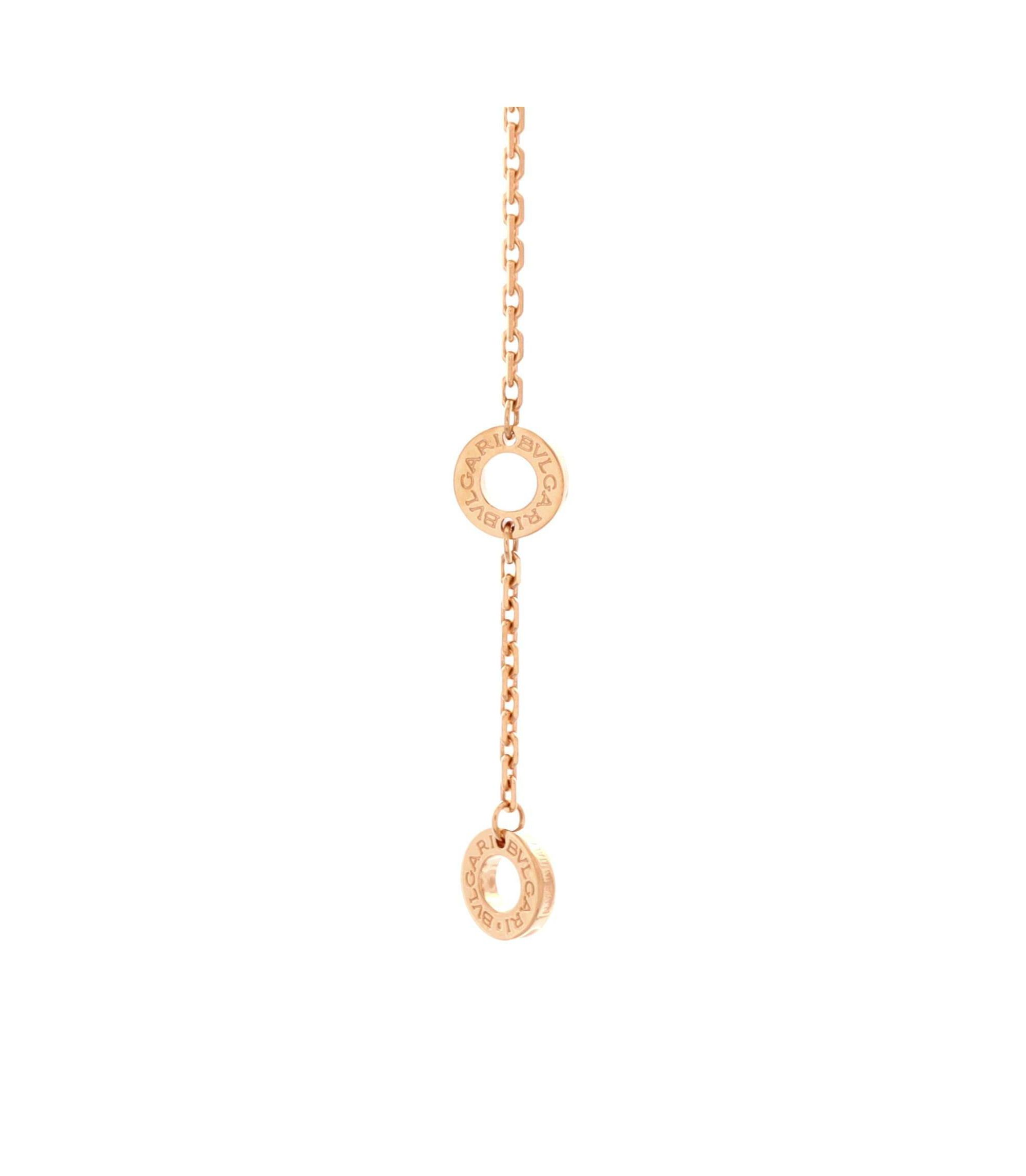 Divas' Dream Double Bracelet 18K Rose Gold with Mother of Pearl and Diamonds — Image 3