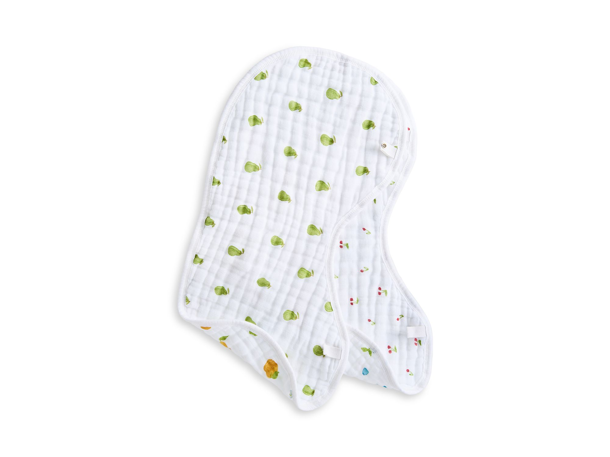 Unisex Fresh Fruit Muslin Burpy Bibs, 2 Pack — Image 5