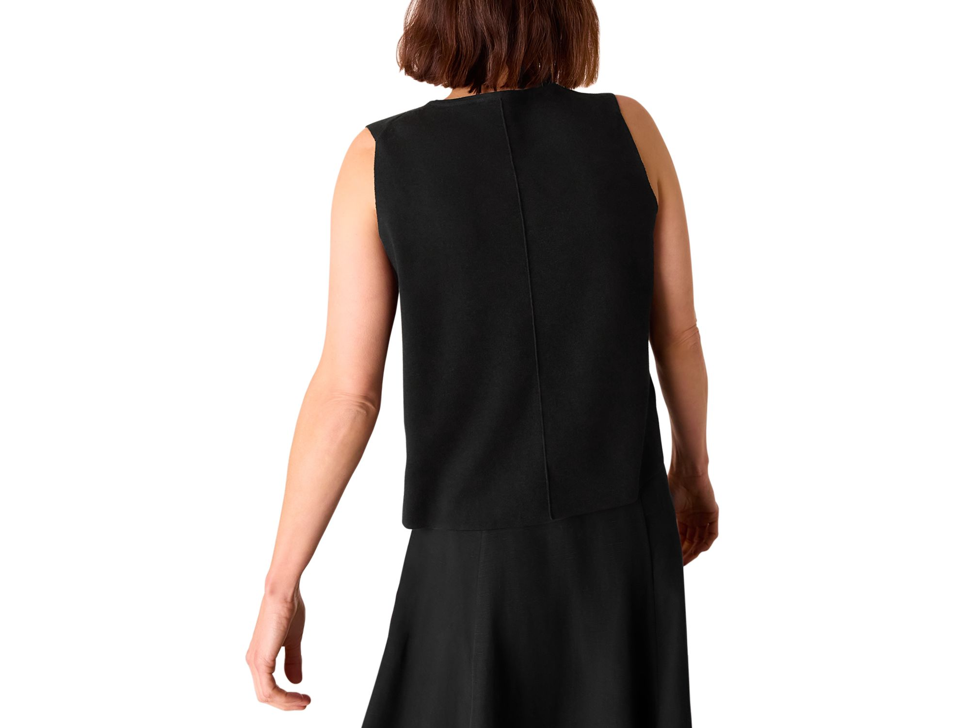 Lucy Button Front Knit Tank Top — Image 5