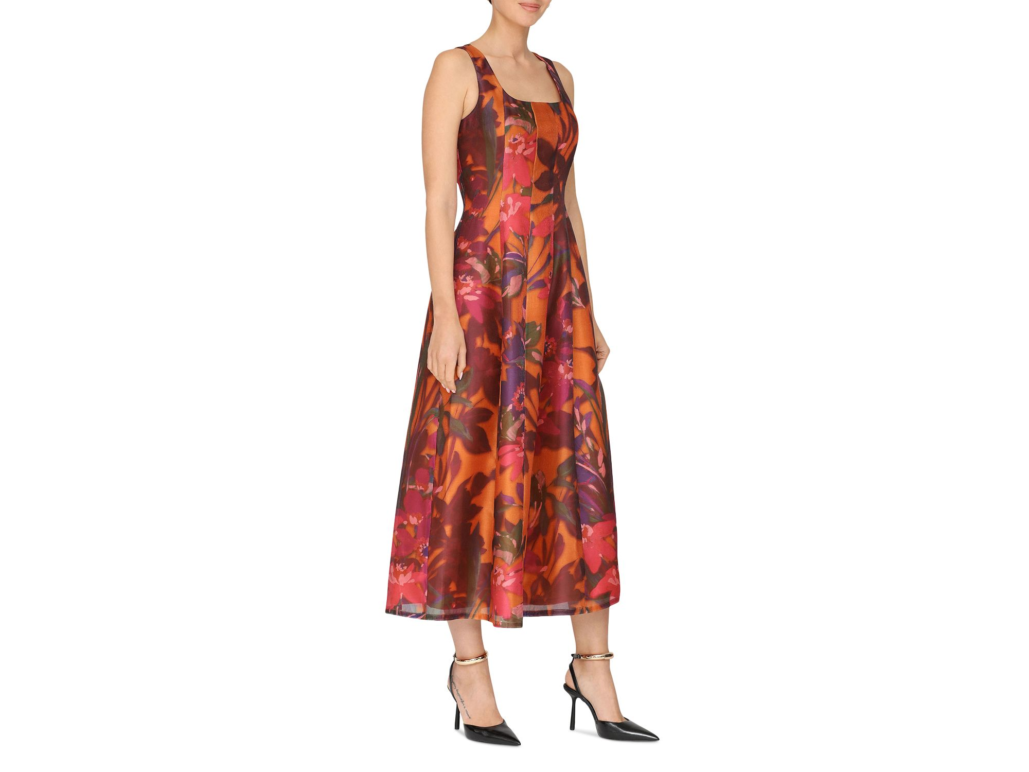 Paneled Midi Dress — Image 8