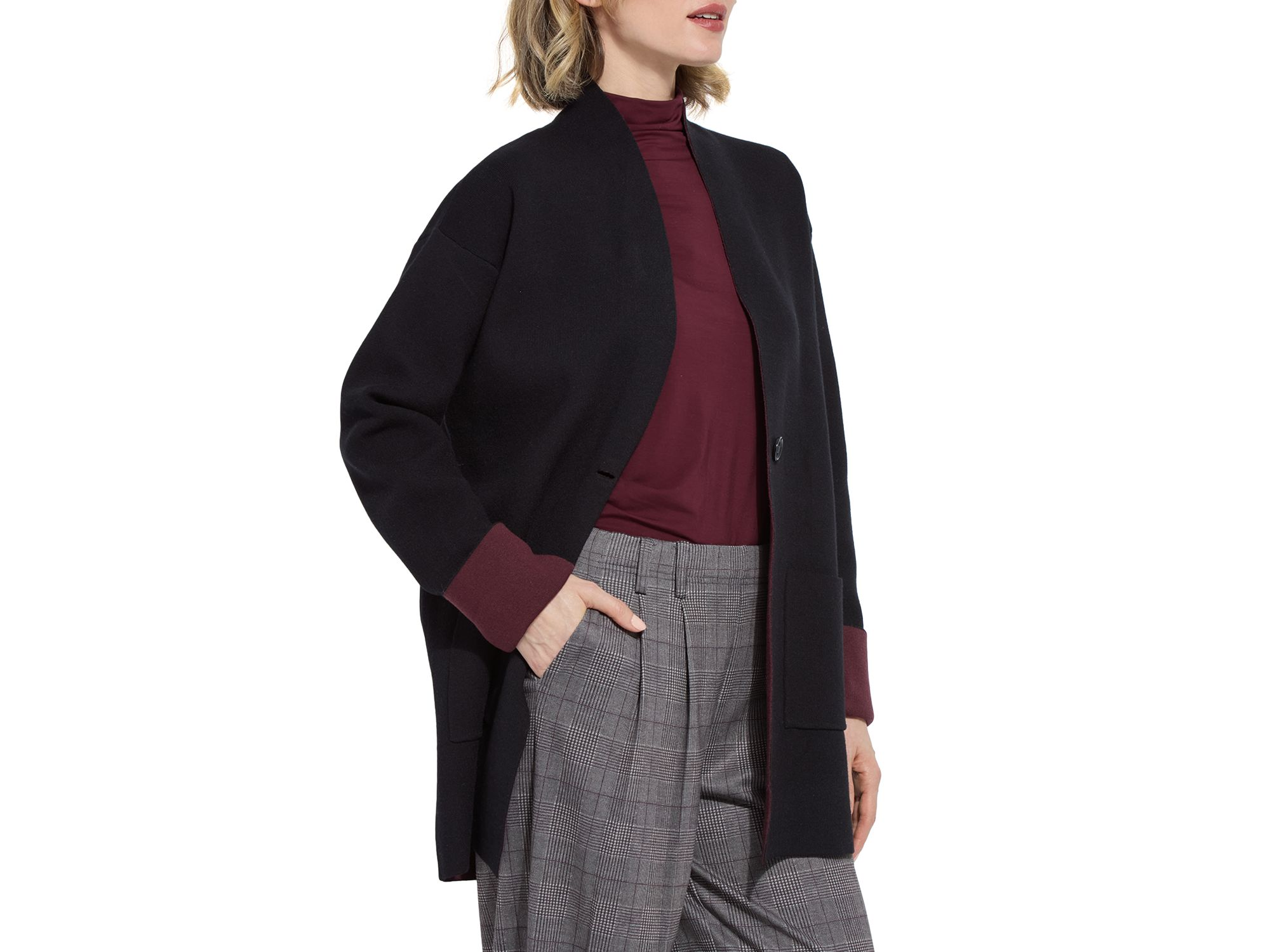 Nicolette Double Faced Cardigan — Image 6