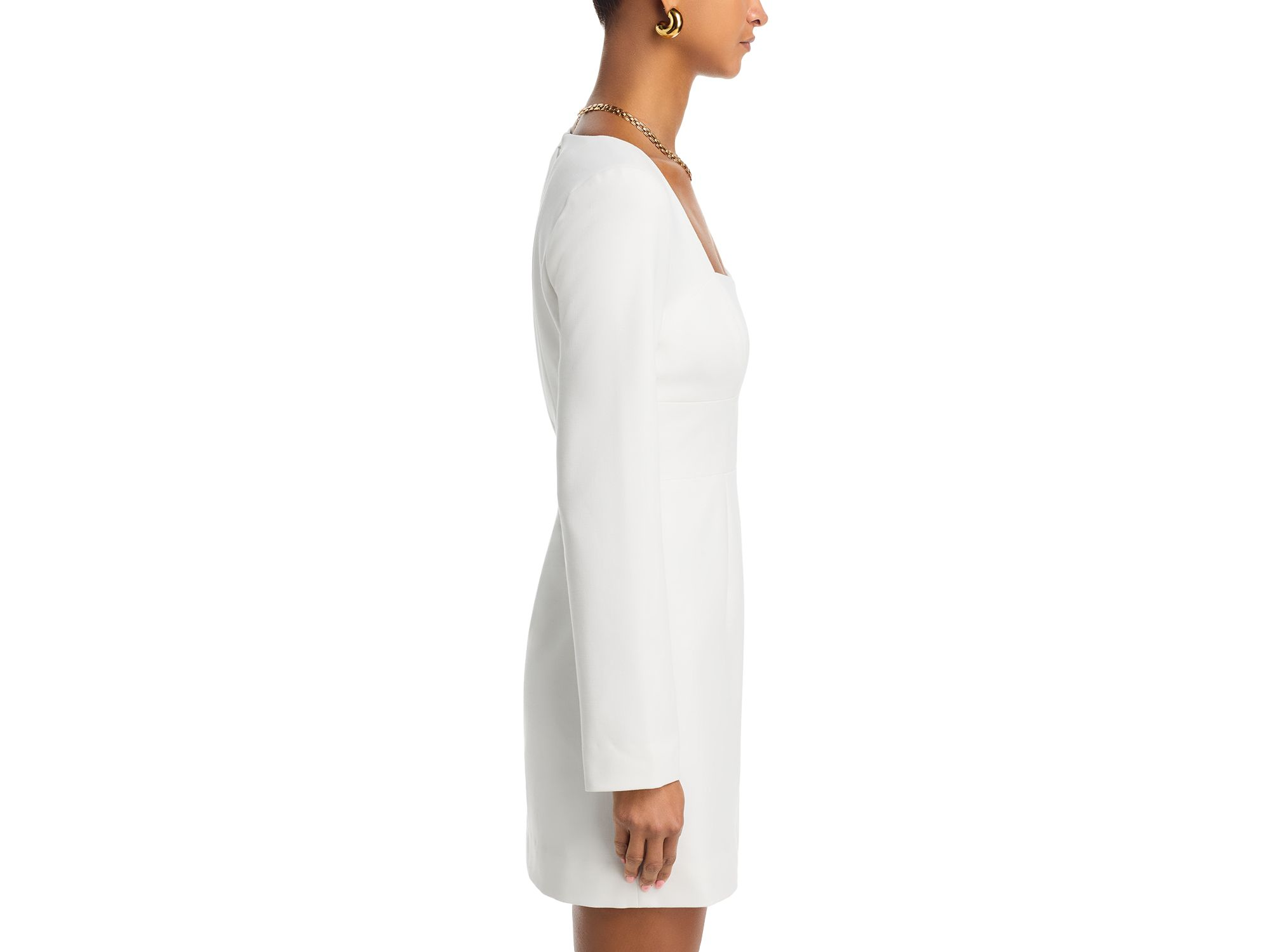 Whisper Sweetheart Neck Mini Dress — Image 5