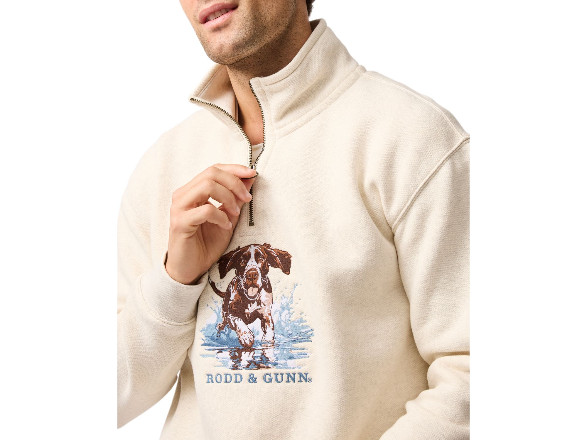 Gunner's Track Quarter Zip Sweatshirt — Image 3