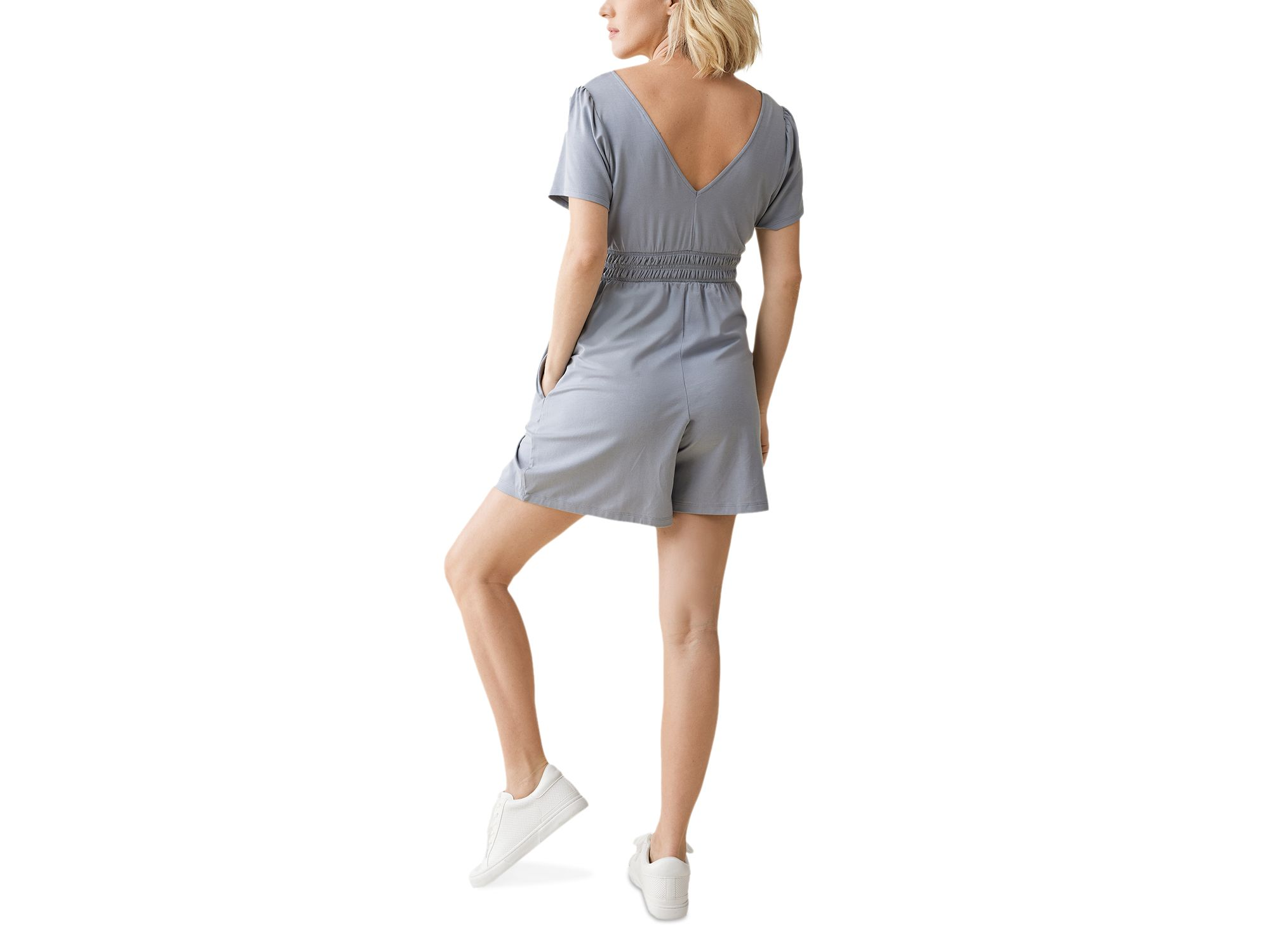 Knit Maternity Romper — Image 3