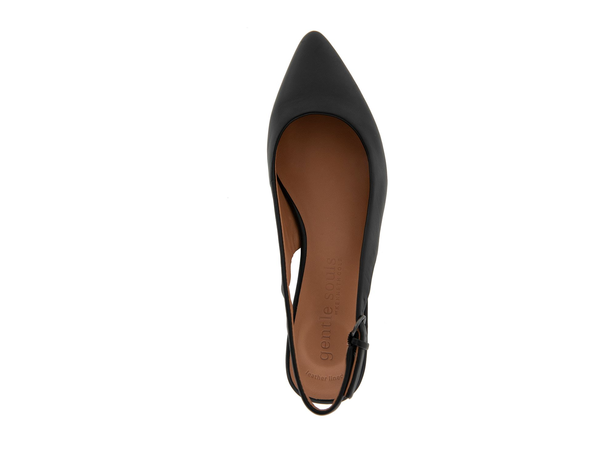 Women's Georgia Pointed Toe Slingback Block Heel Pumps — Image 4