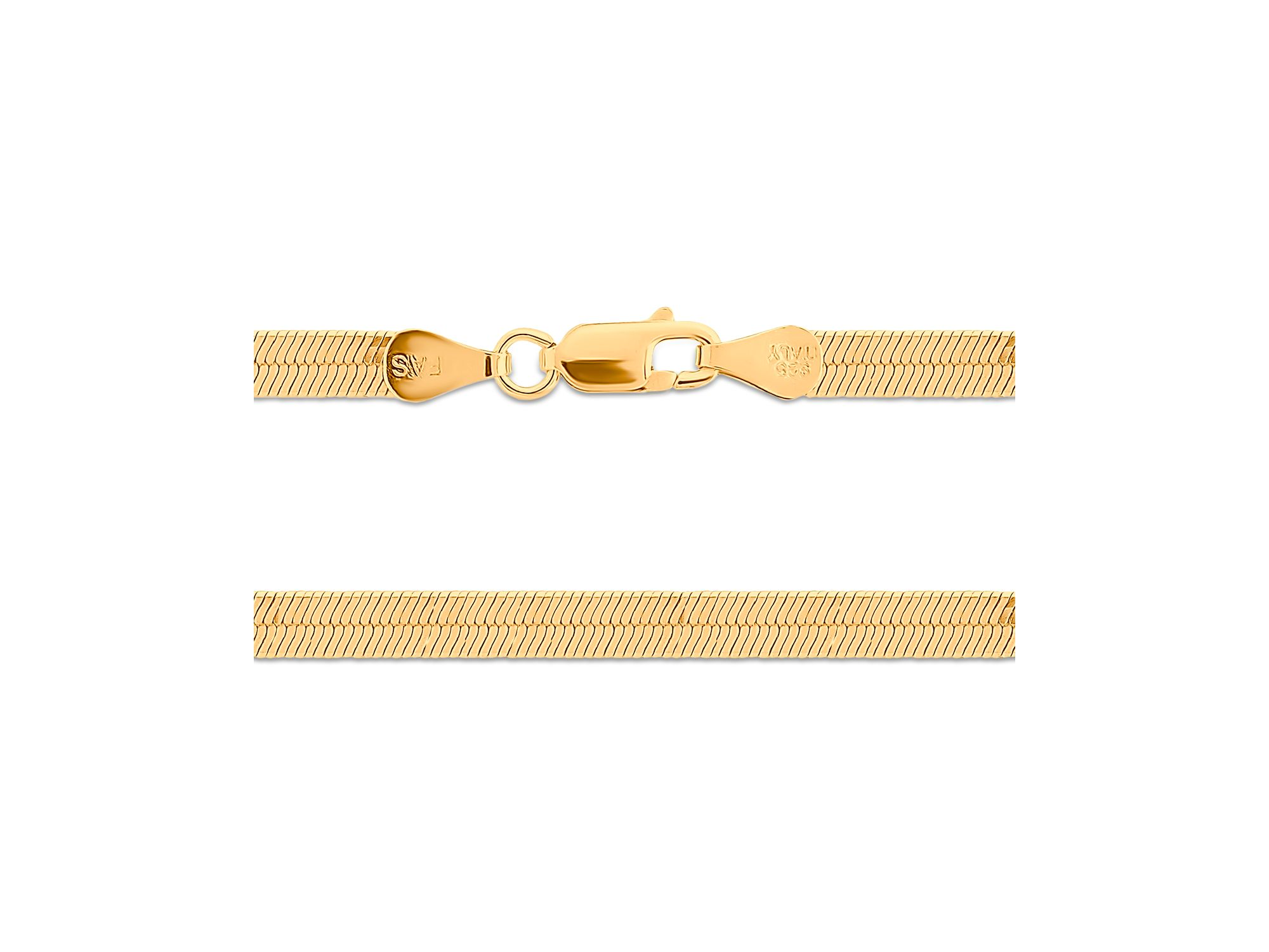 Herringbone Chain Bracelet - Exclusive — Image 3