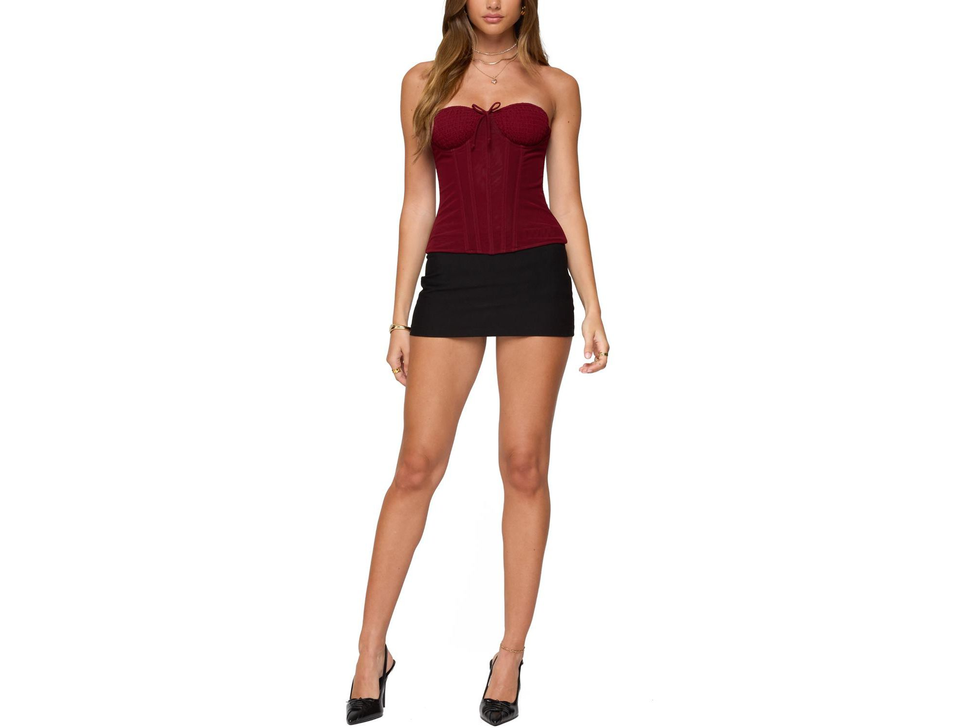 Guinivere Smocked Strapless Corset — Image 3