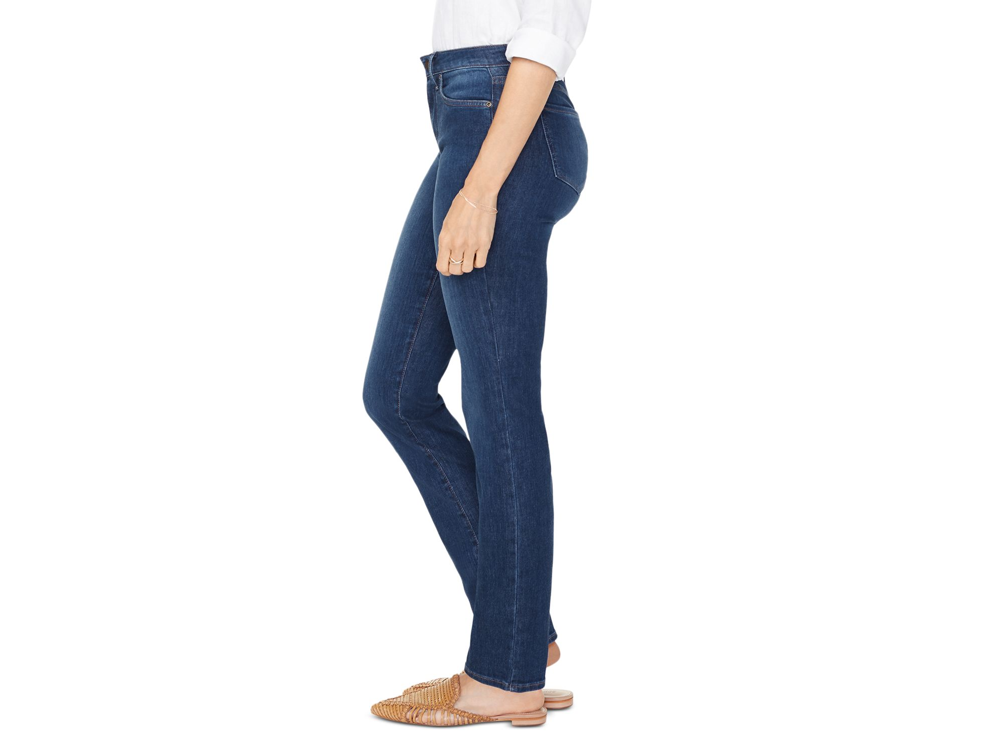 Petite Sheri High Rise Slim Leg Jeans in Quinn — Image 4