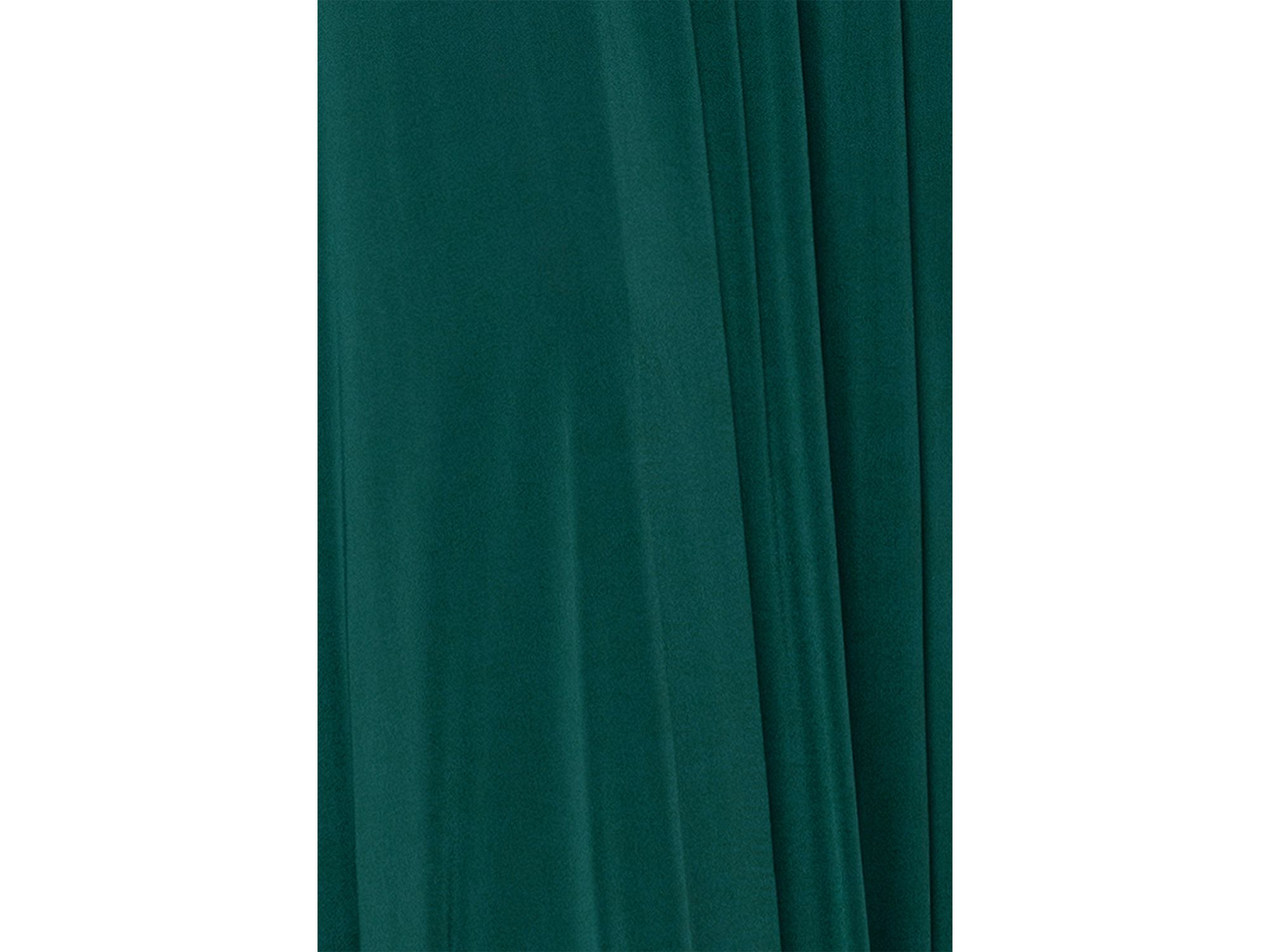 Plus Chiffon Long Sleeve V Neck Gown — Image 3