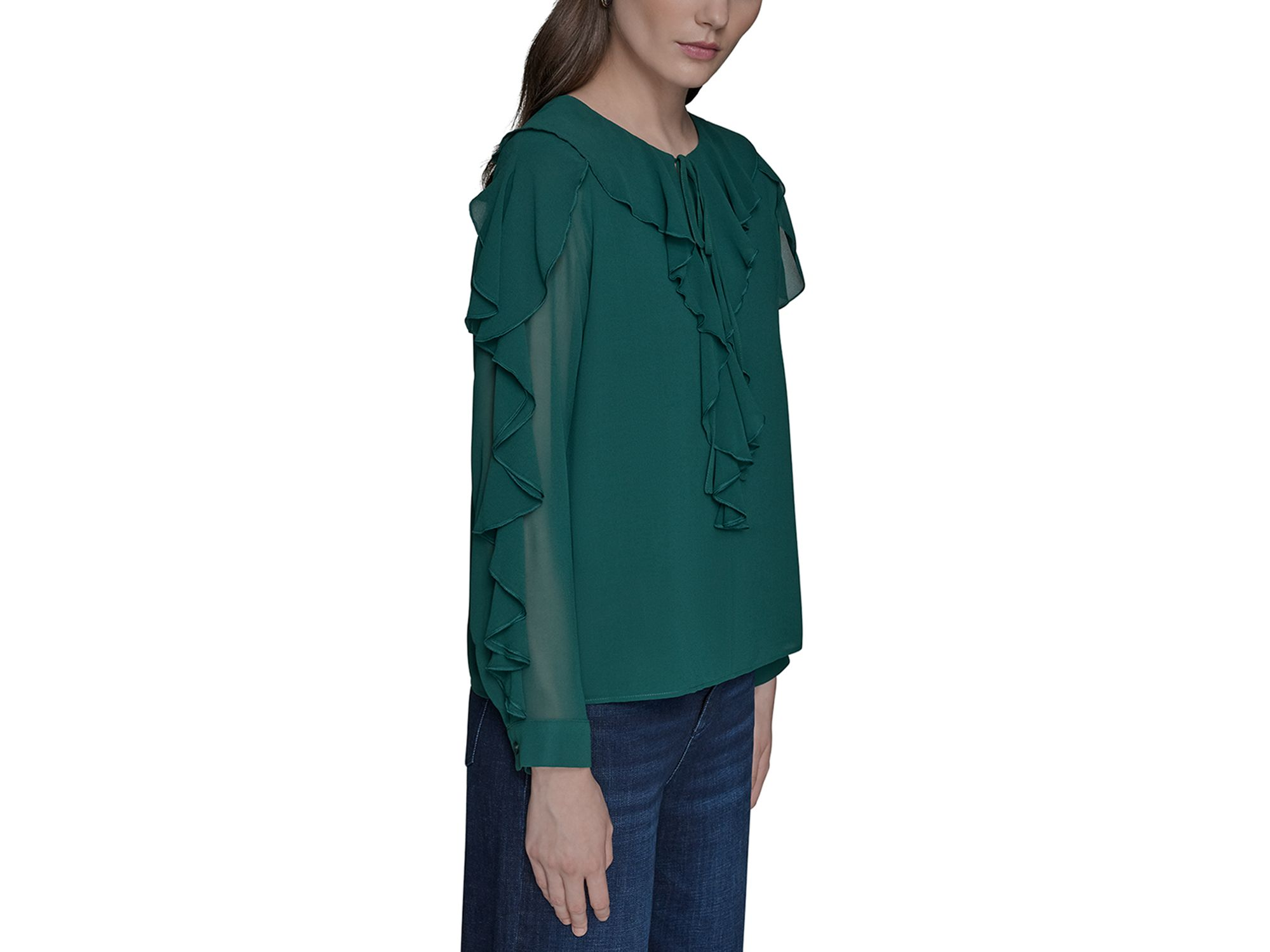 Loose Ruffle Blouse — Image 4