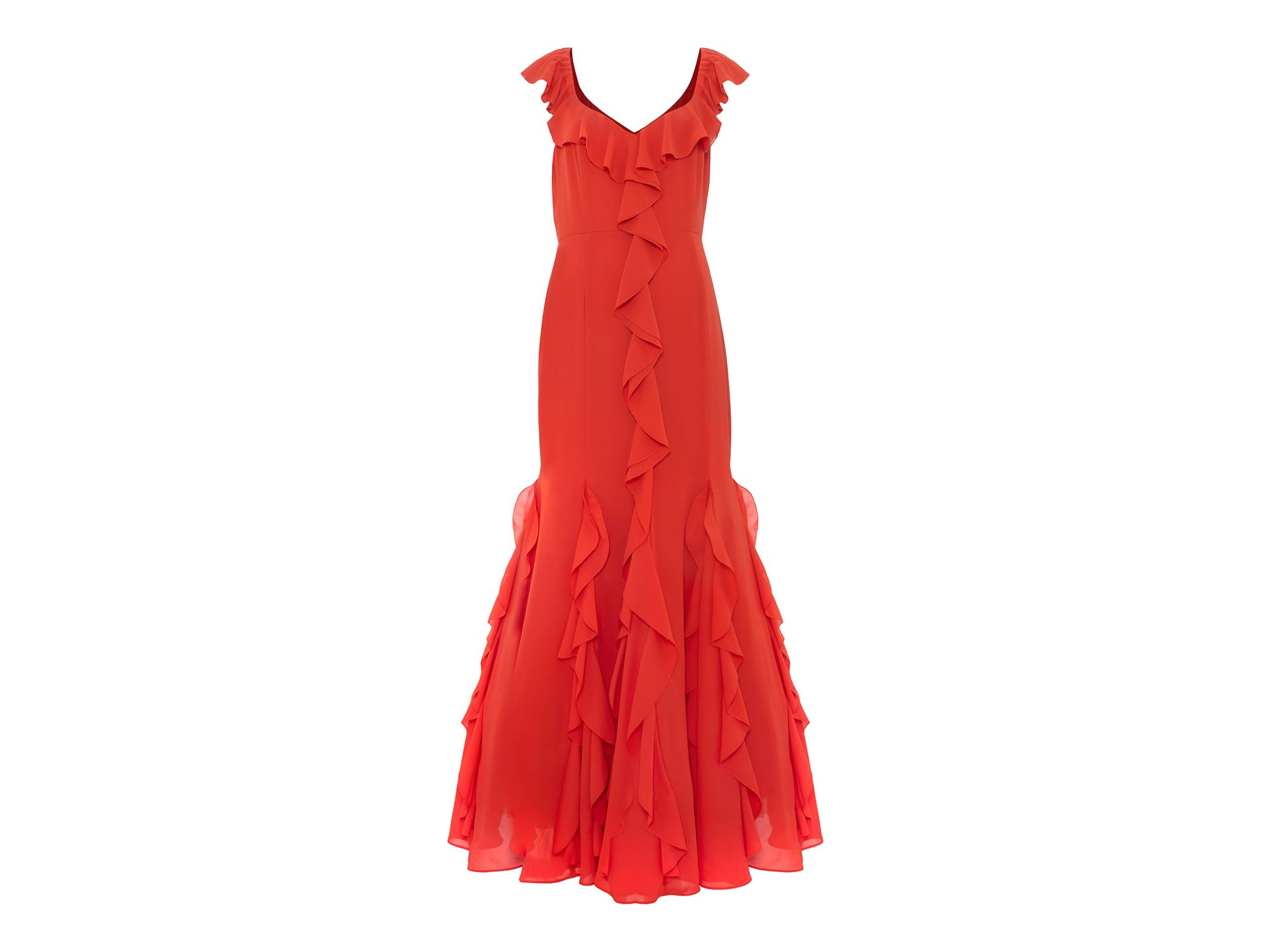 Lianah Ruffled Midi Dress — Image 9