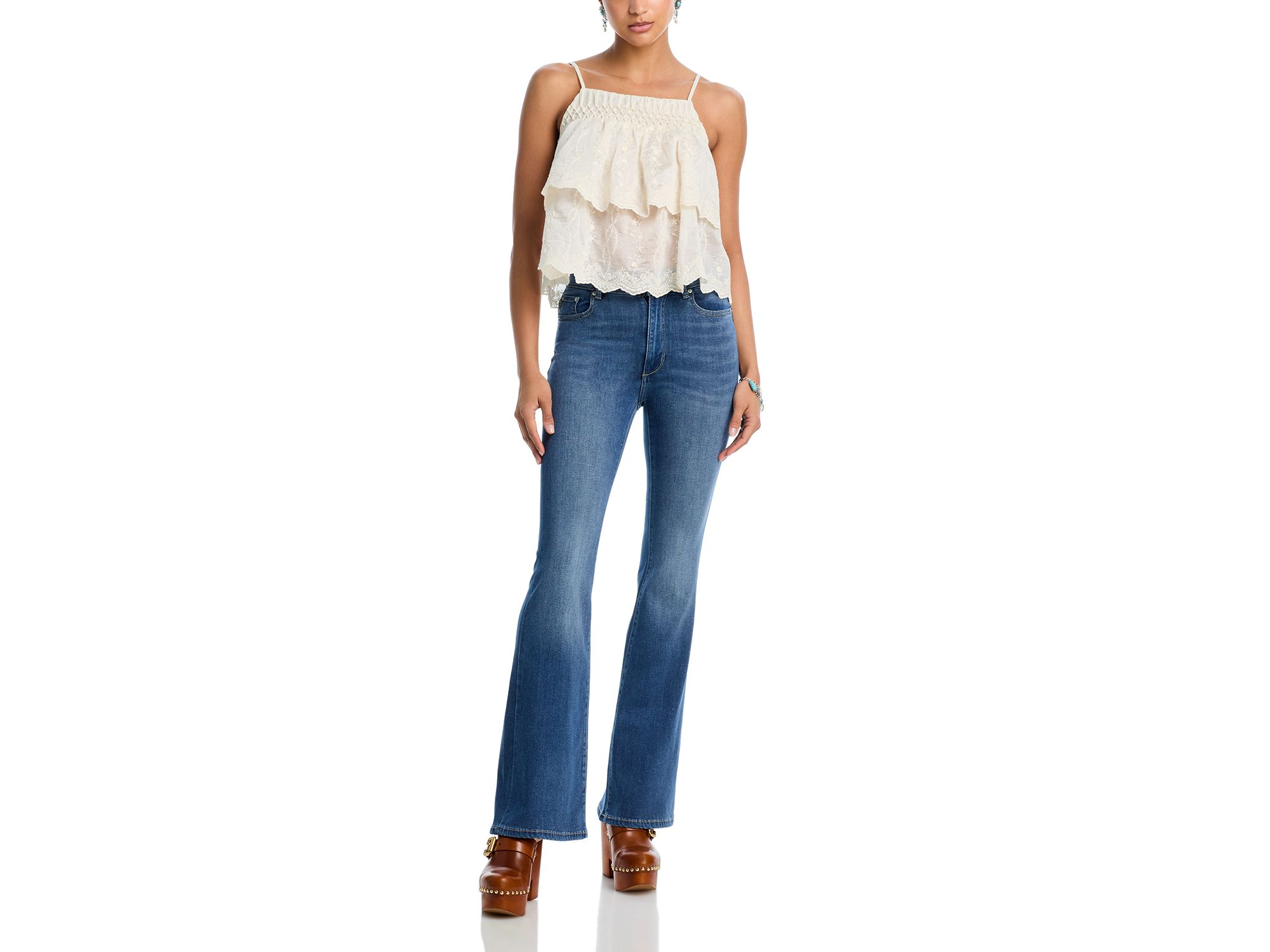 Tiered Pintucked Top - Exclusive — Image 8