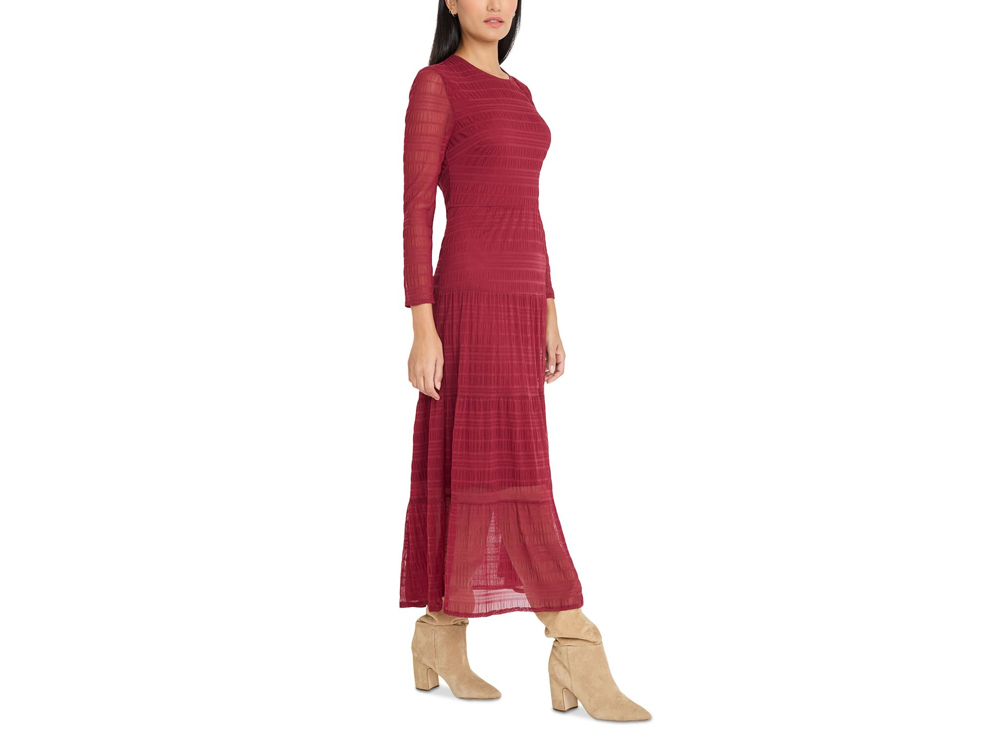 Long Sleeve Cutout Back Dress — Image 3
