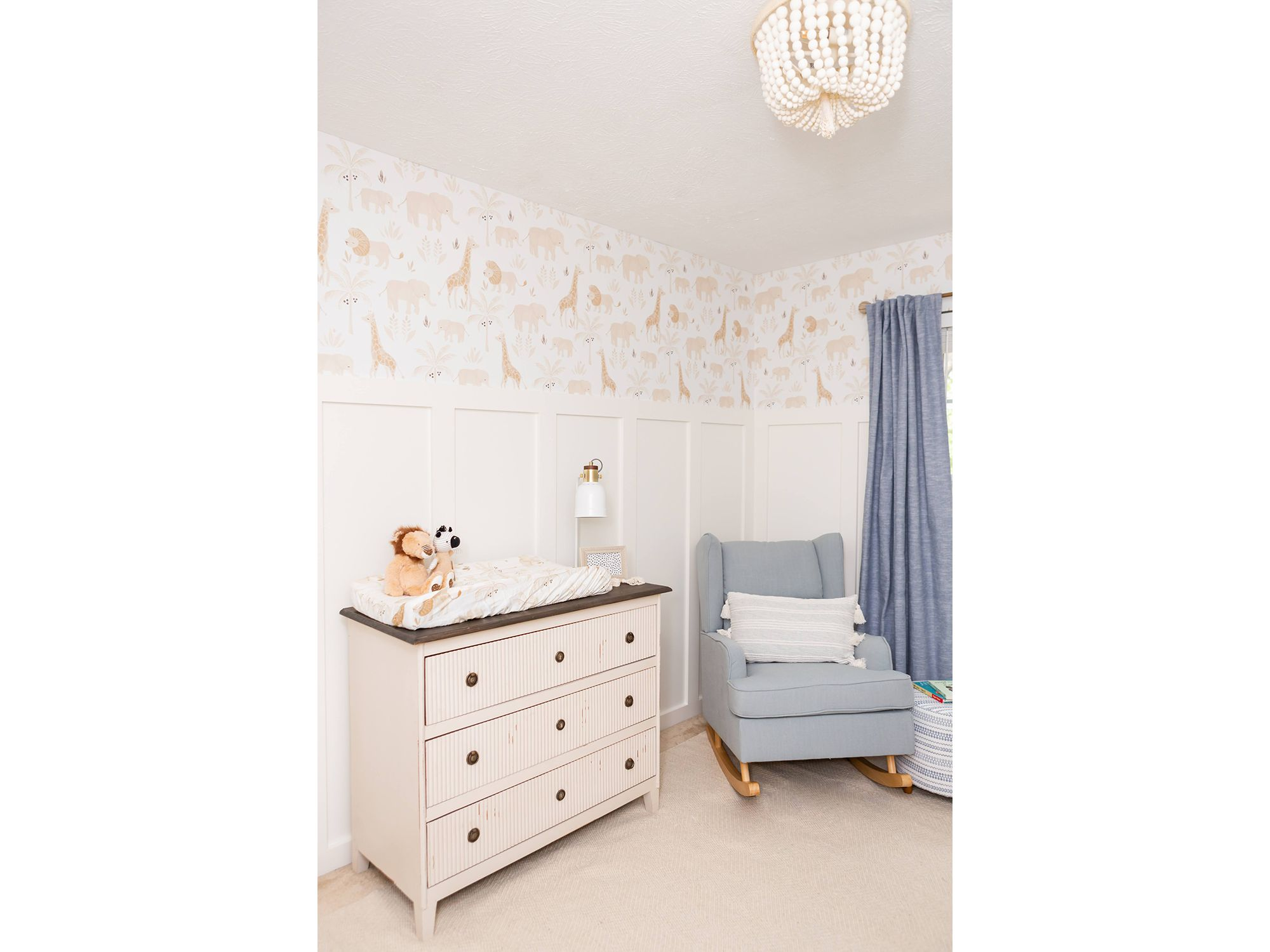 Kendi Quilted Change Pad Cover - Safari — Image 3