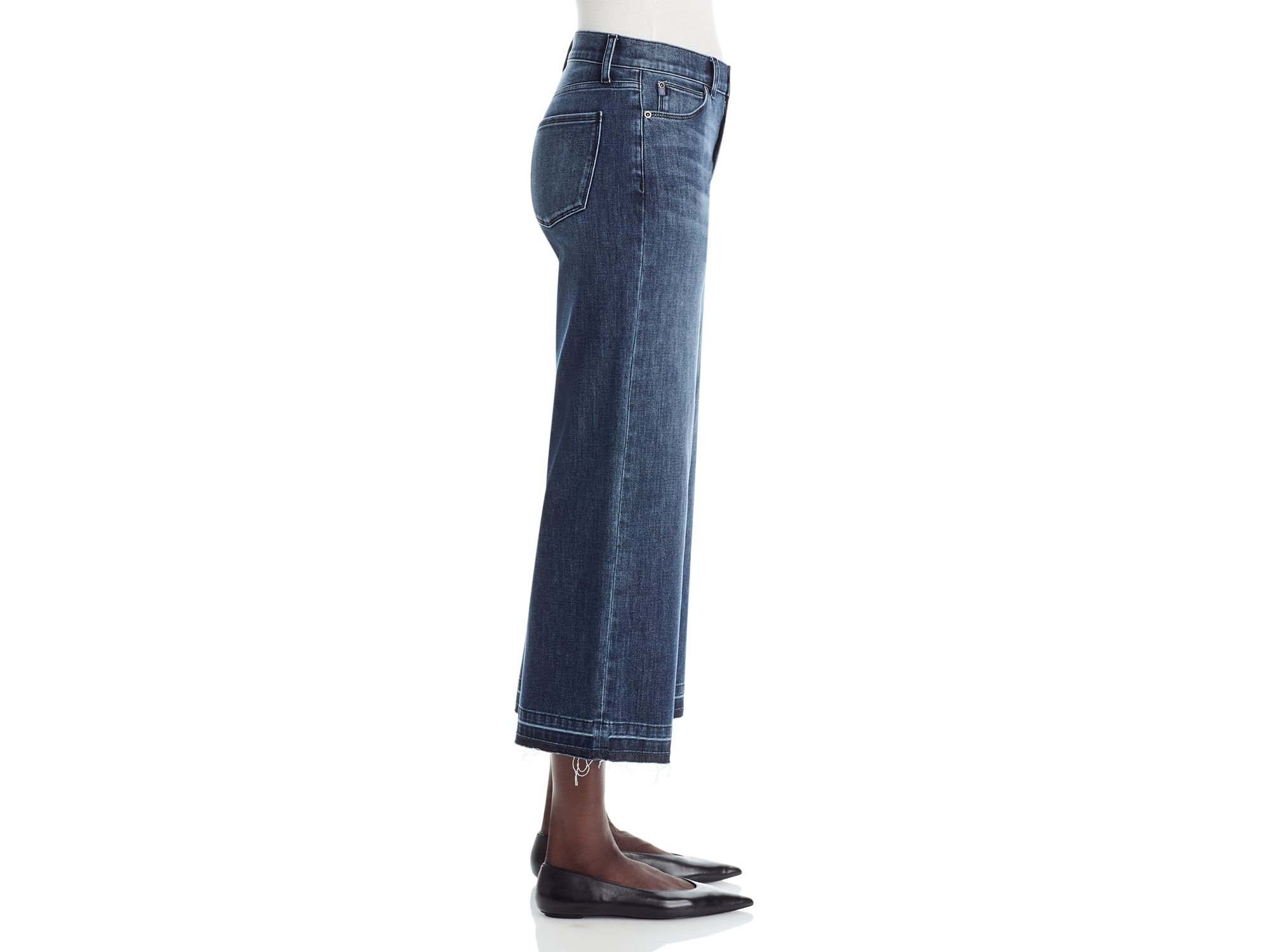 Rafaella High Rise Cropped Jeans in Indigo — Image 5