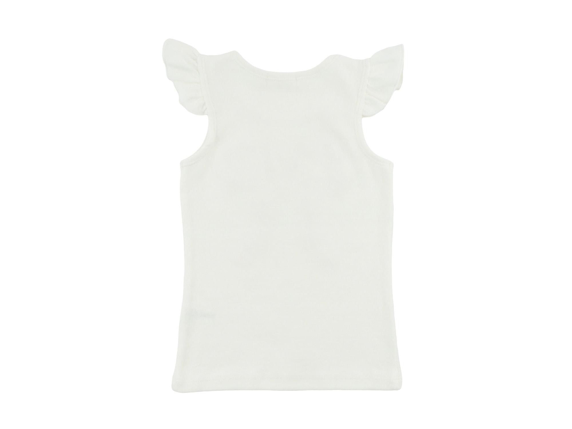Girls' Ruffle Bow Fleck Tulle Applique Flutter Tank - Baby — Image 4