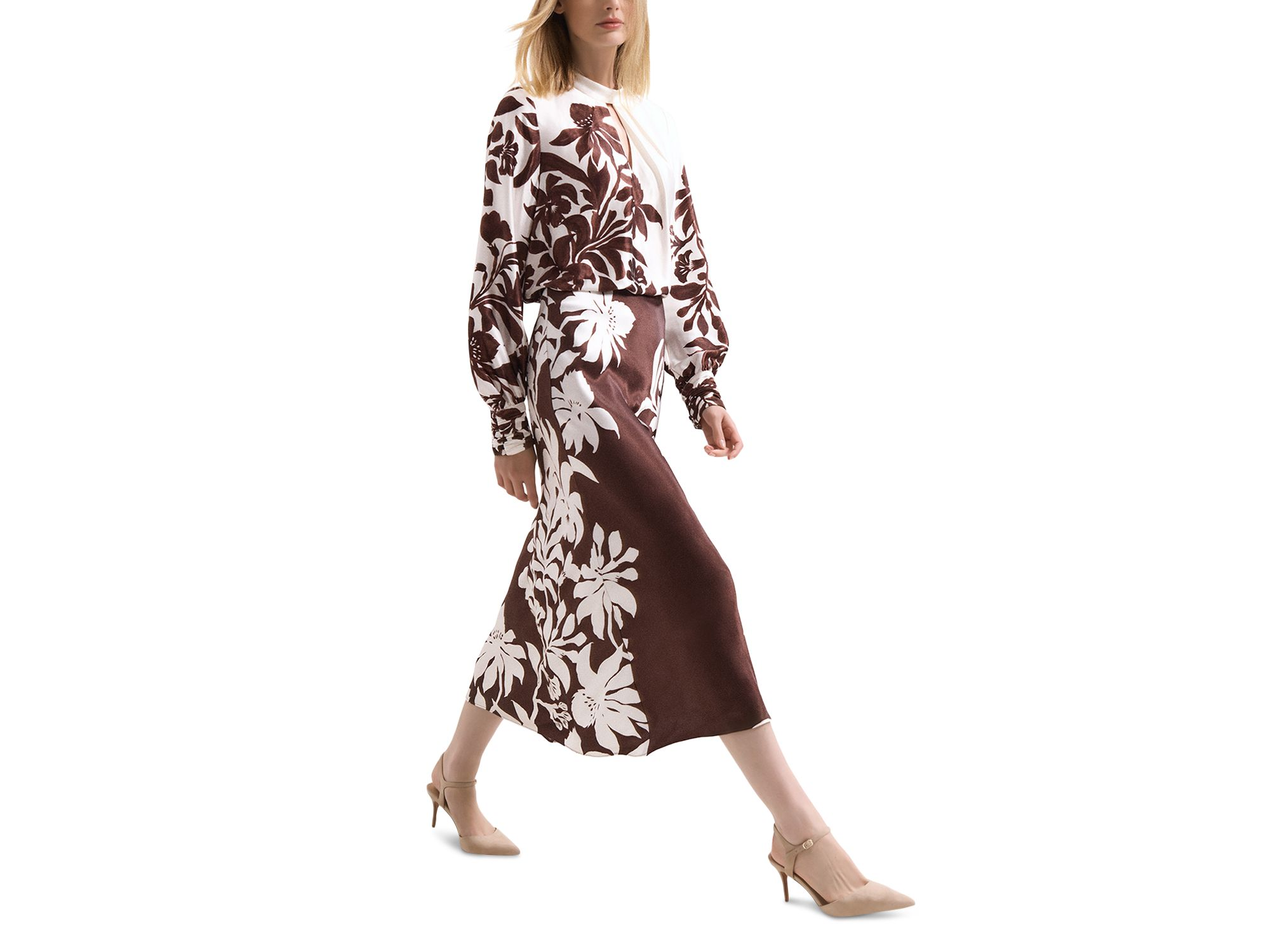Hattie Satin Skirt — Image 6