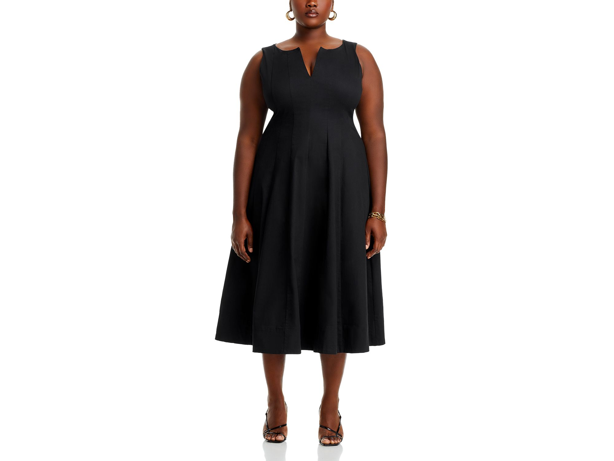 Paneled Midi Dress - Exclusive — Image 5