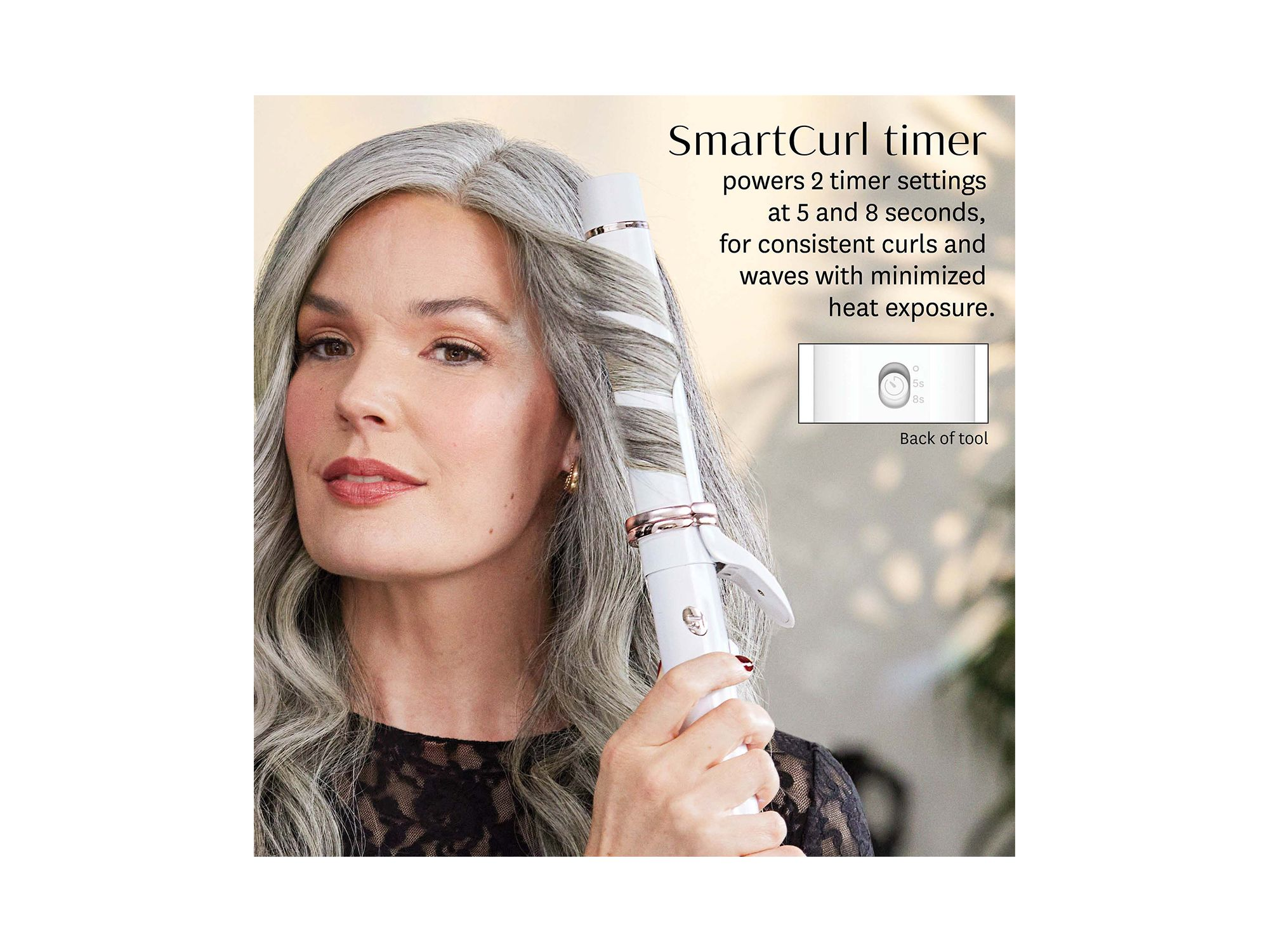 CurlWrap 1.25" Automatic Rotating Curling Iron with Long Barrel — Image 3
