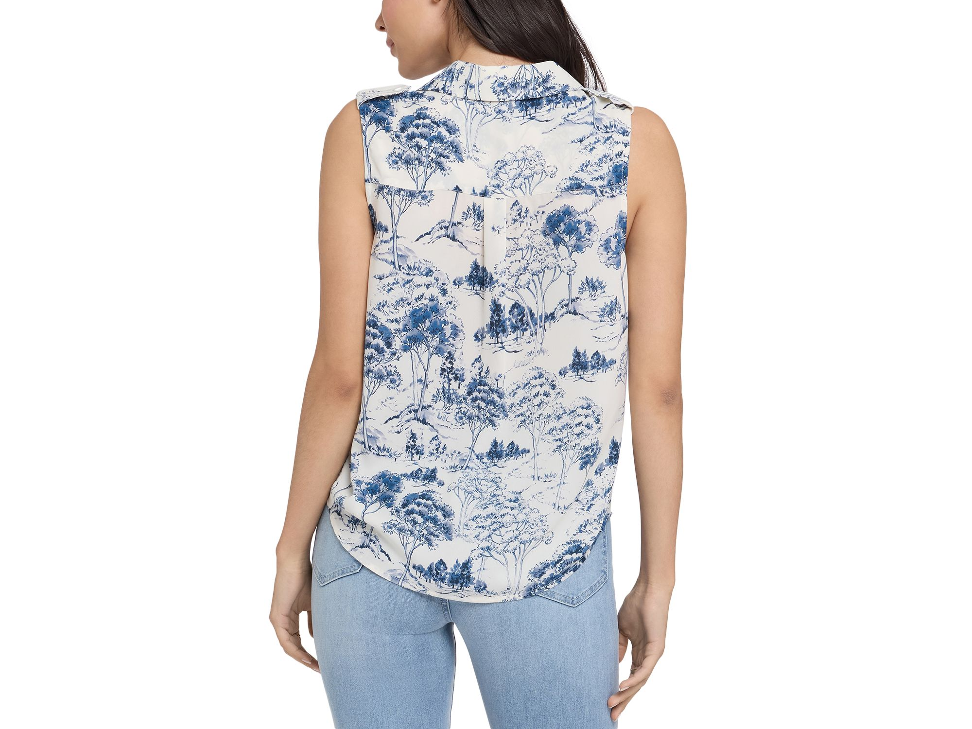 Gabrielle Sleeveless Blouse — Image 3