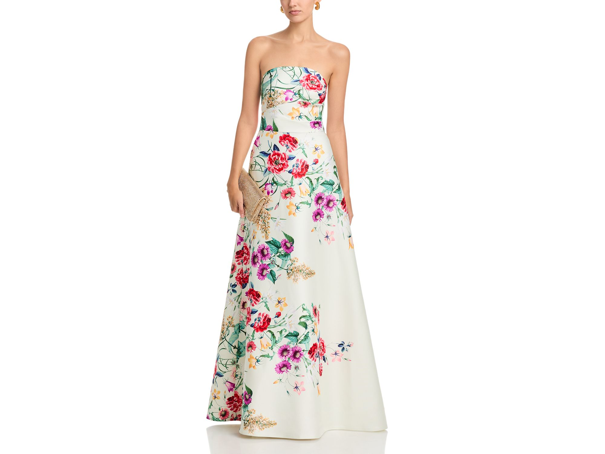 Mikado Strapless Full Gown — Image 3
