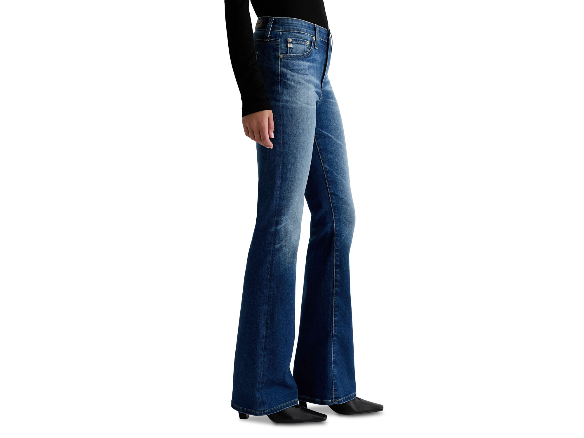 Farrah Mid Rise Bootcut Jeans in 9 Years Enhancement — Image 6