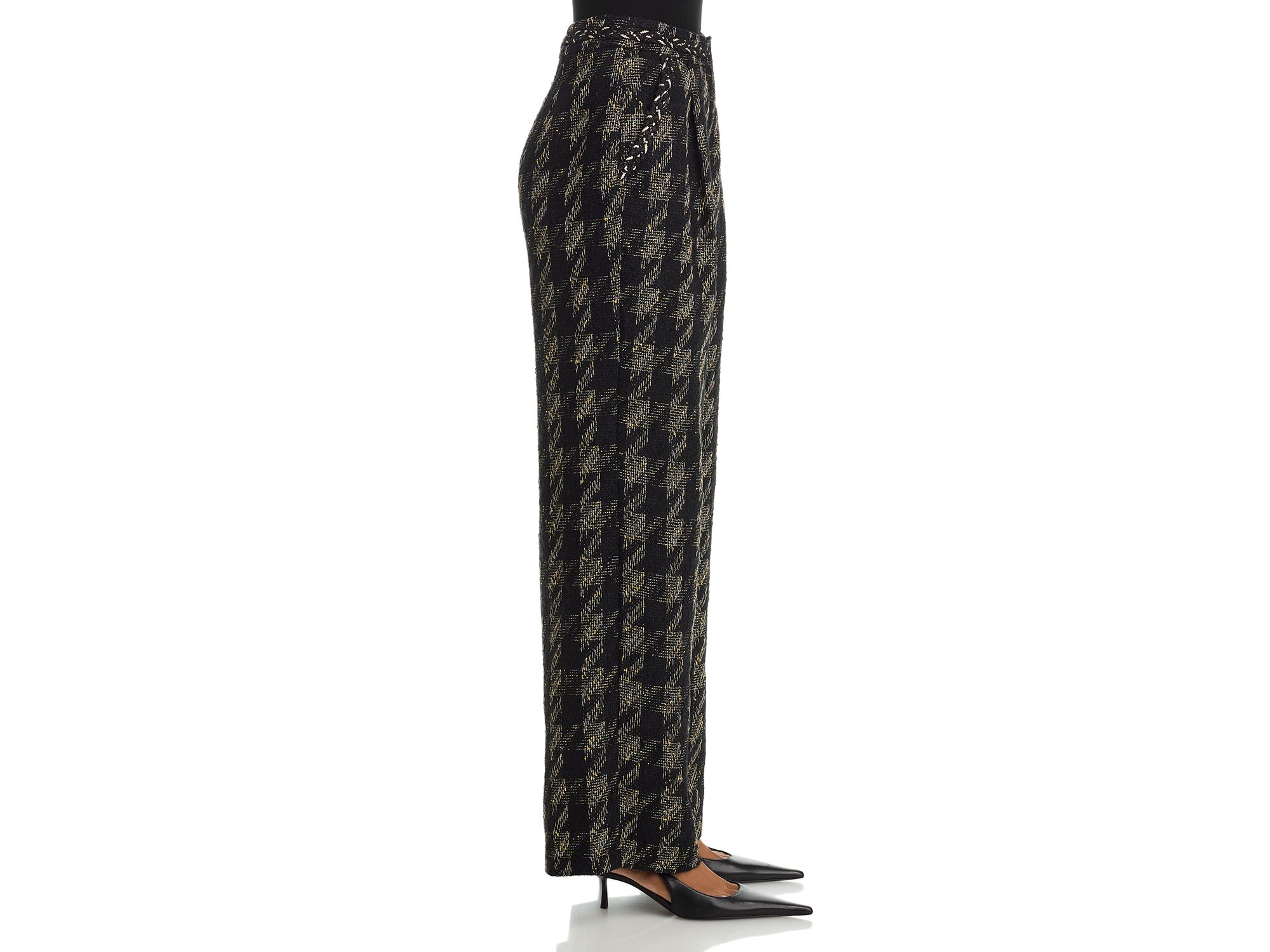 Metallic Tweed Blazer & Wide Leg Pants - Exclusive — Image 11