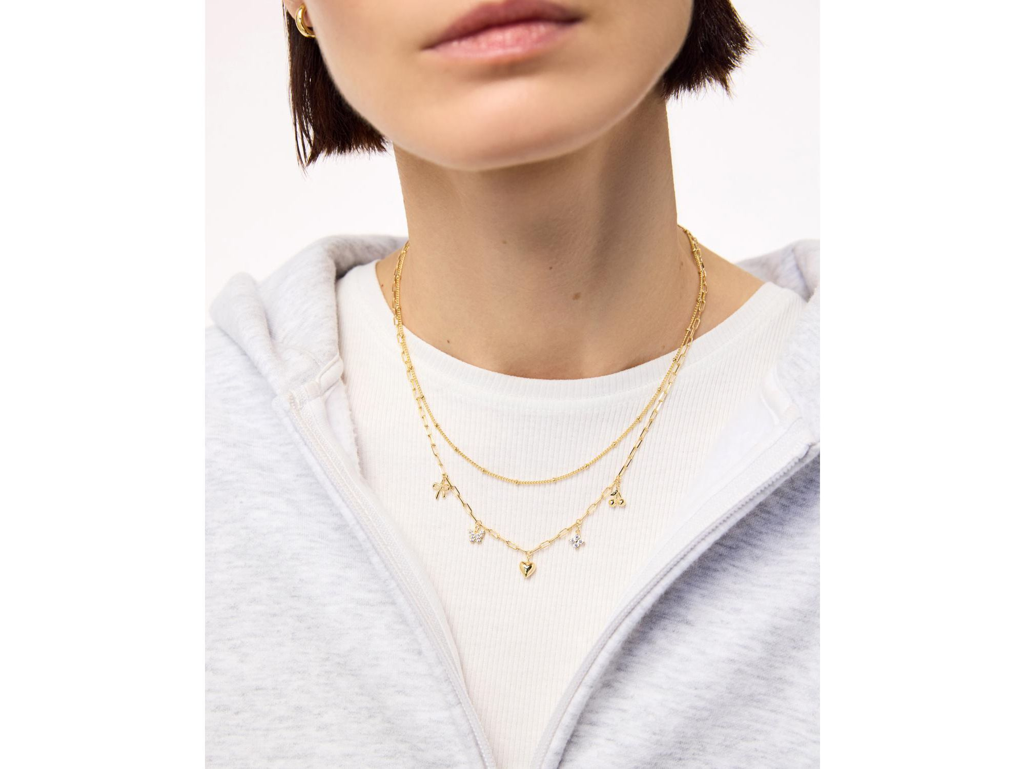 Brass Gold The Everyday Charm Necklace — Image 4