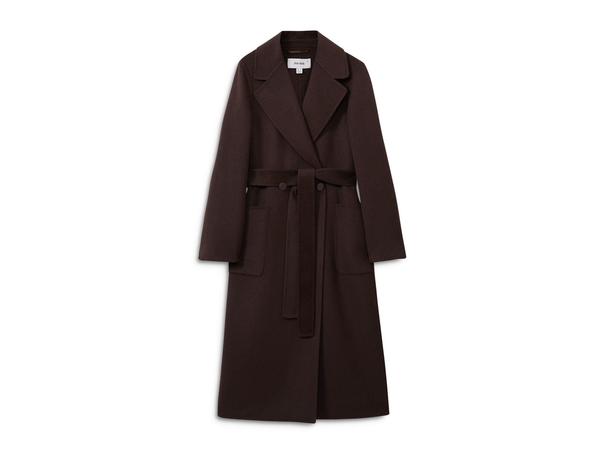 Petites Lucia Long Double Breasted Coat — Image 4