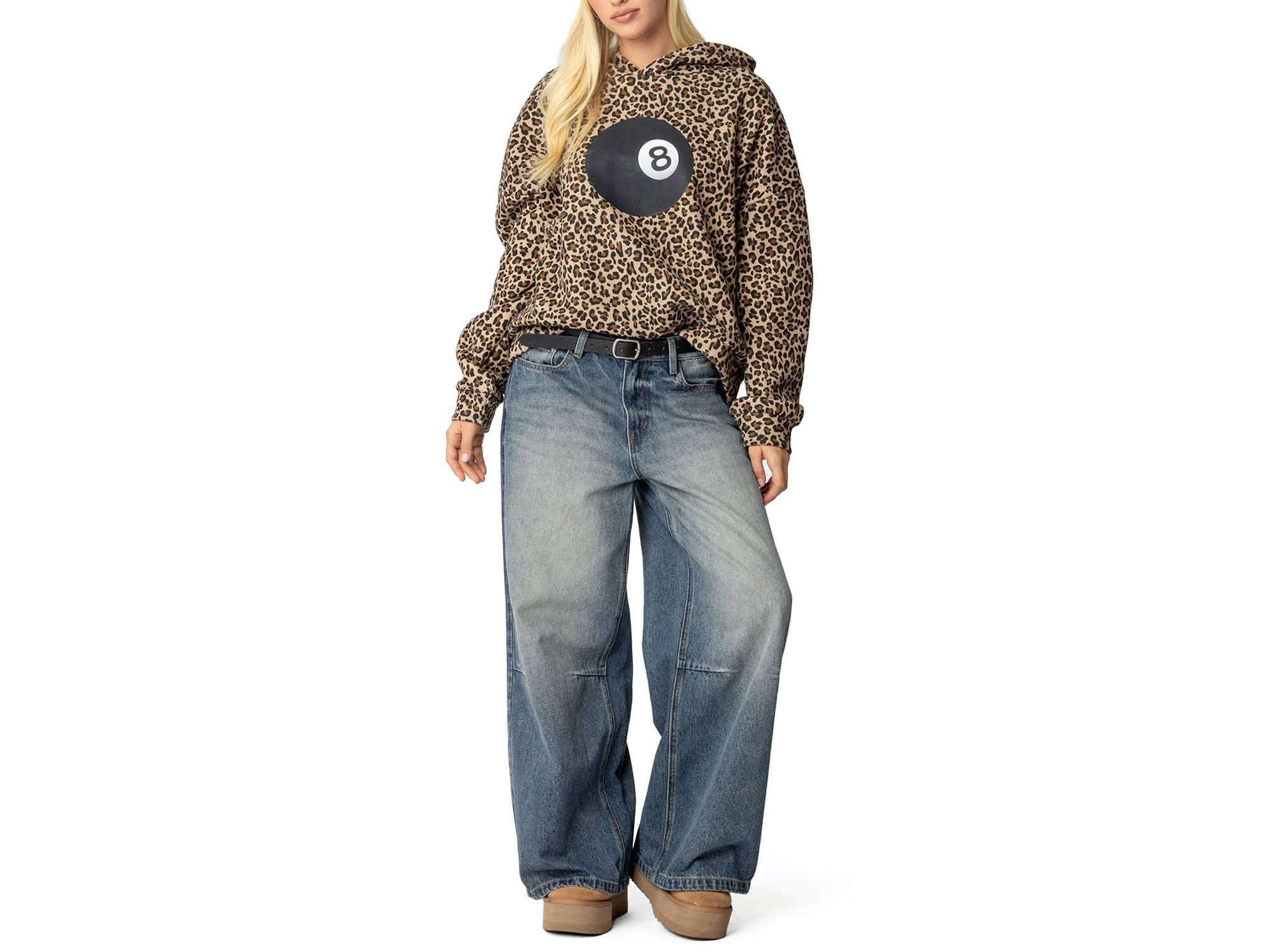 Leopard Magic 8 Oversized Hoodie — Image 3