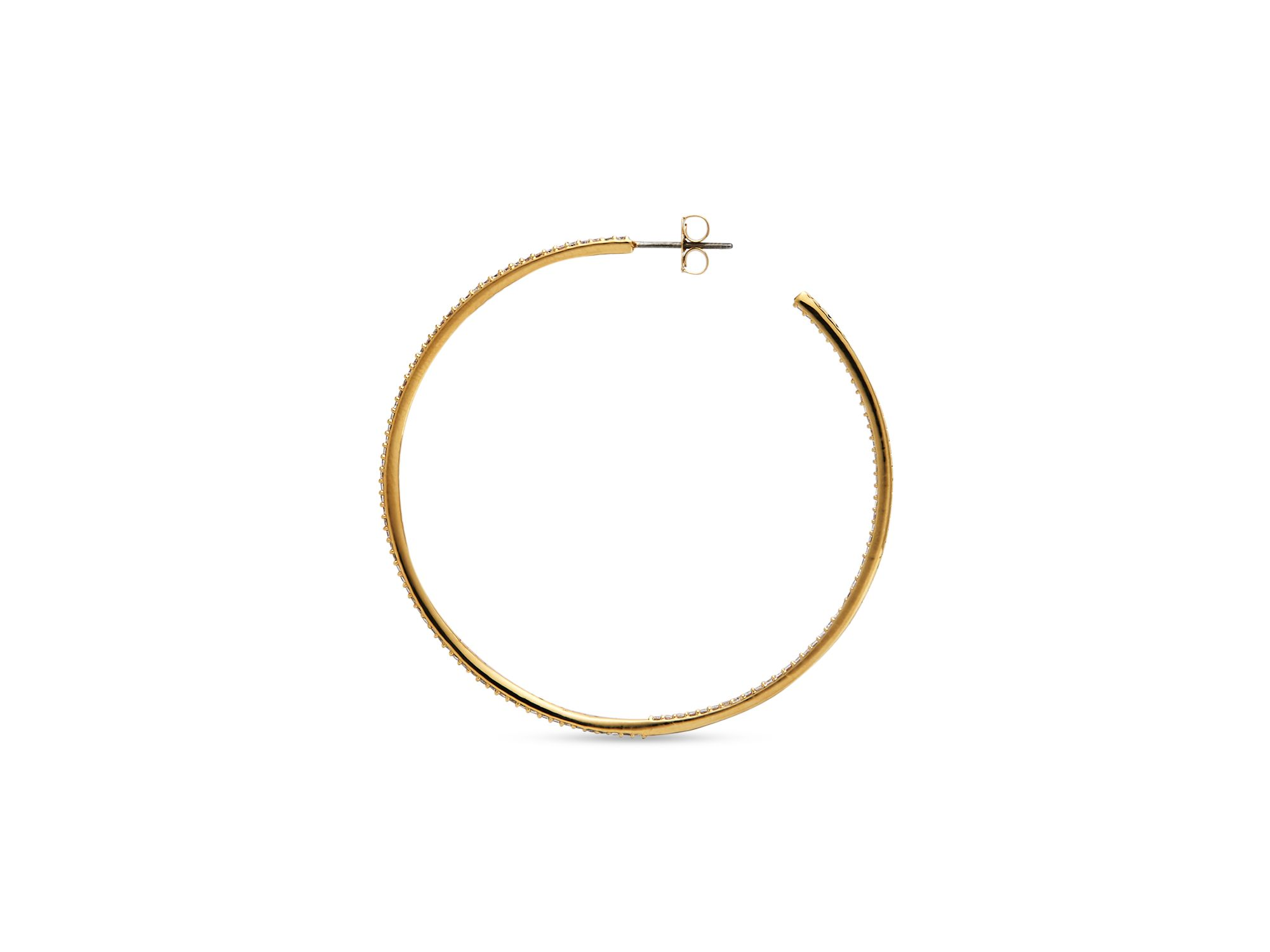 Pavé Hoop Earrings — Image 5