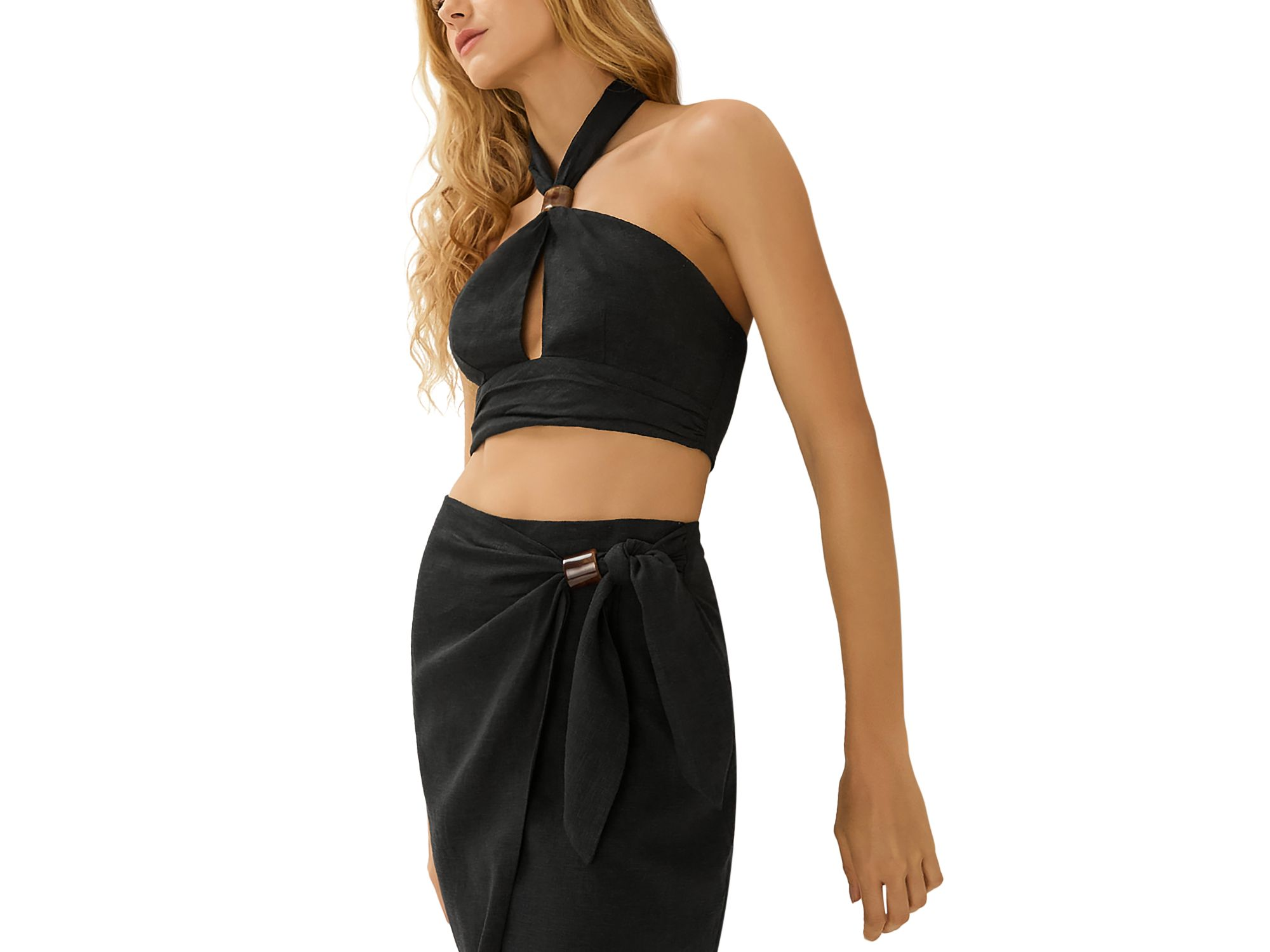 Luna Midi Skirt Swim Cover-Up — Image 4